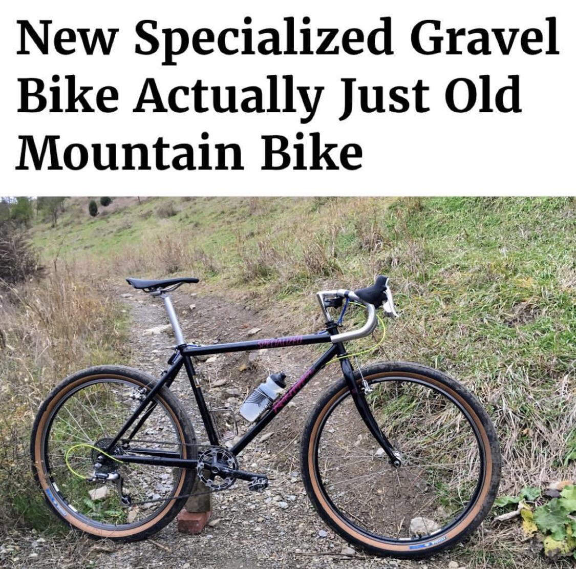 Flexy posts, suspension stems... 80/90s xc bikes are now gravel r