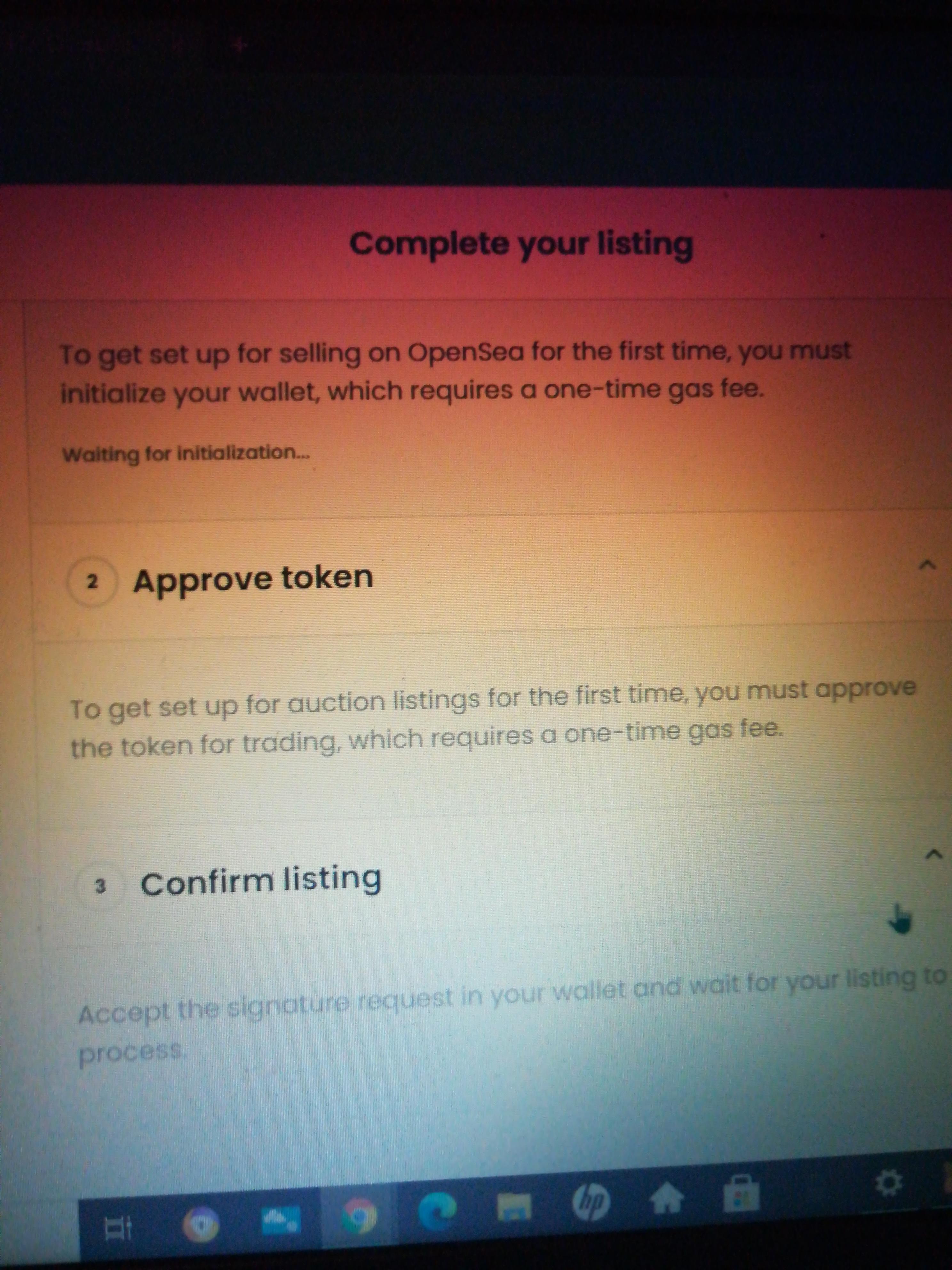 How much is this Approve token gas fee? r/opensea
