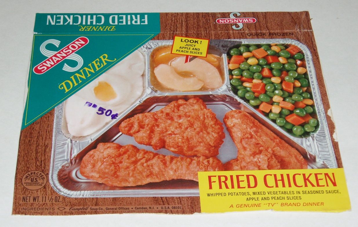 Swanson TV Dinners... In the 1970s, a lot of homes became