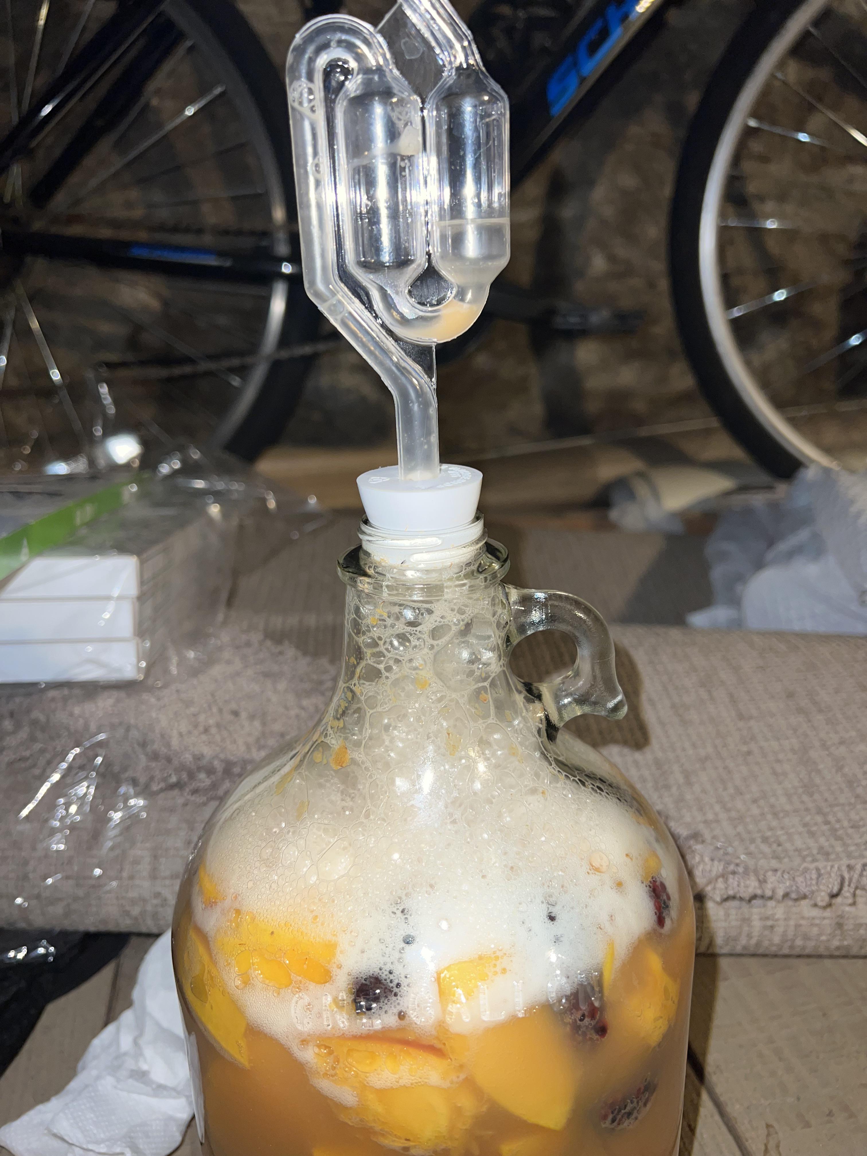 Is it a problem if bubbles get into the airlock? This has been going