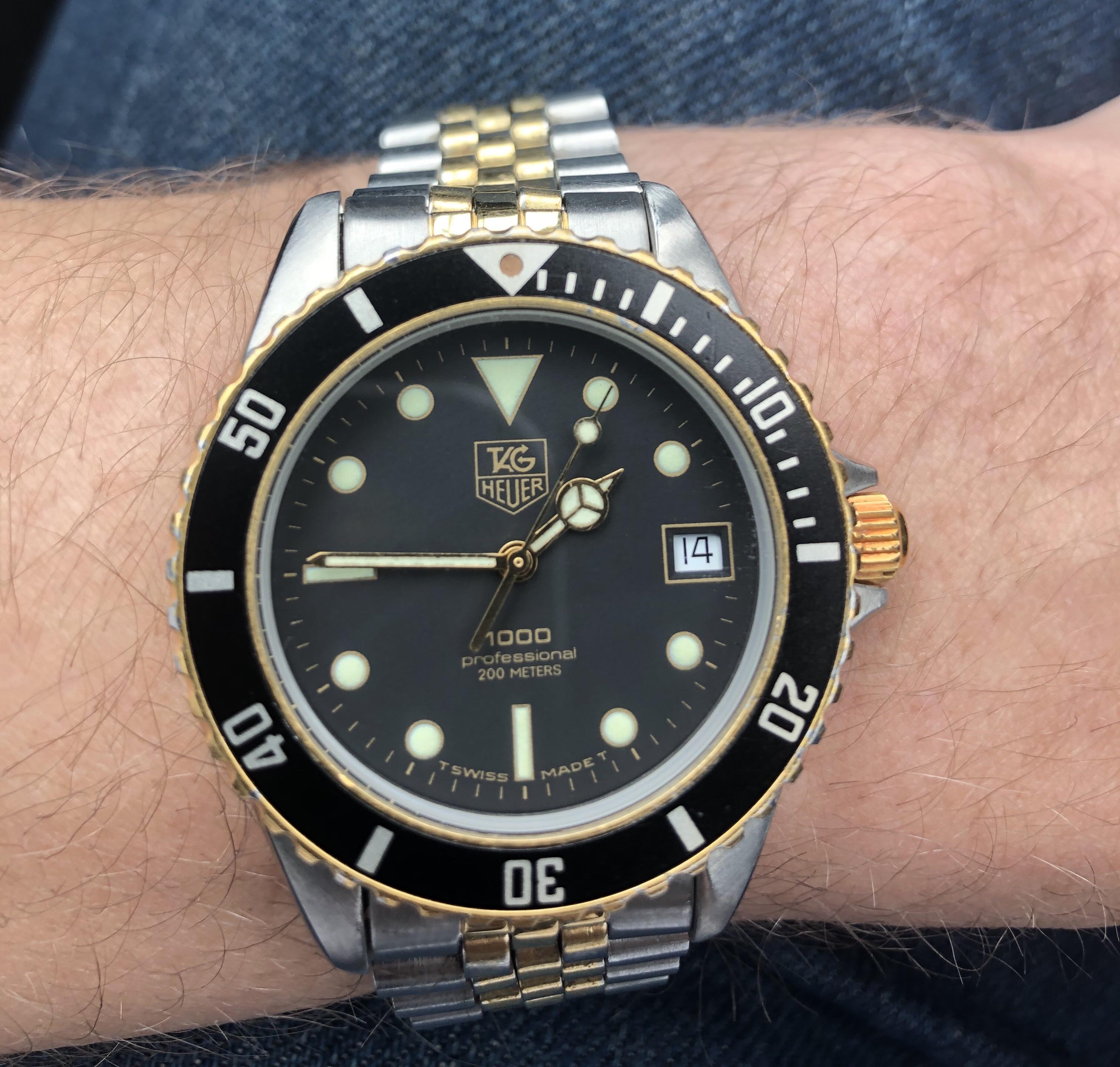 [Vintage Tag Heuer] Vintage Tag Professional 1000 r/Watches