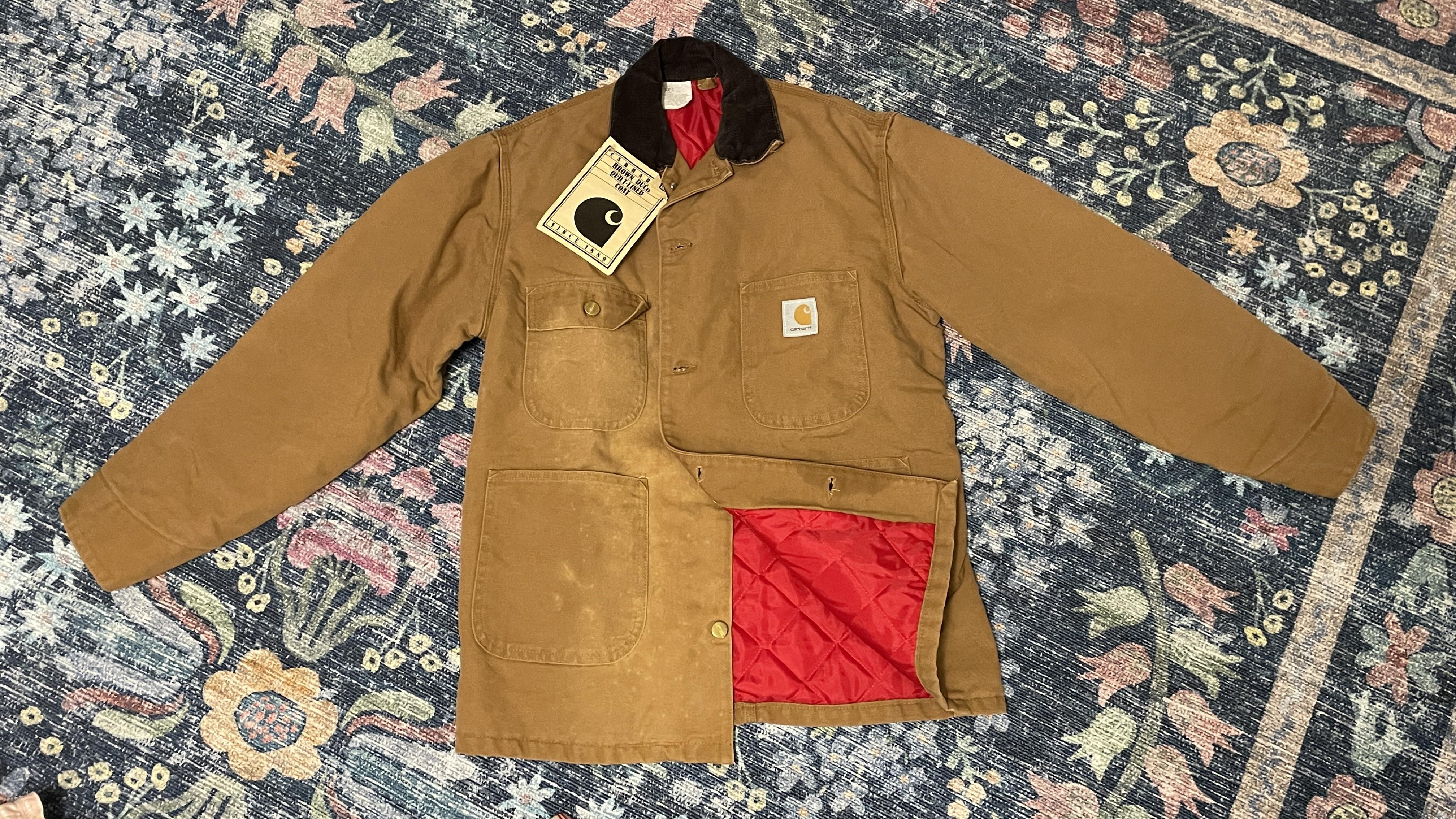 Help! How much will this NOS chore coat shrink? r/Carhartt