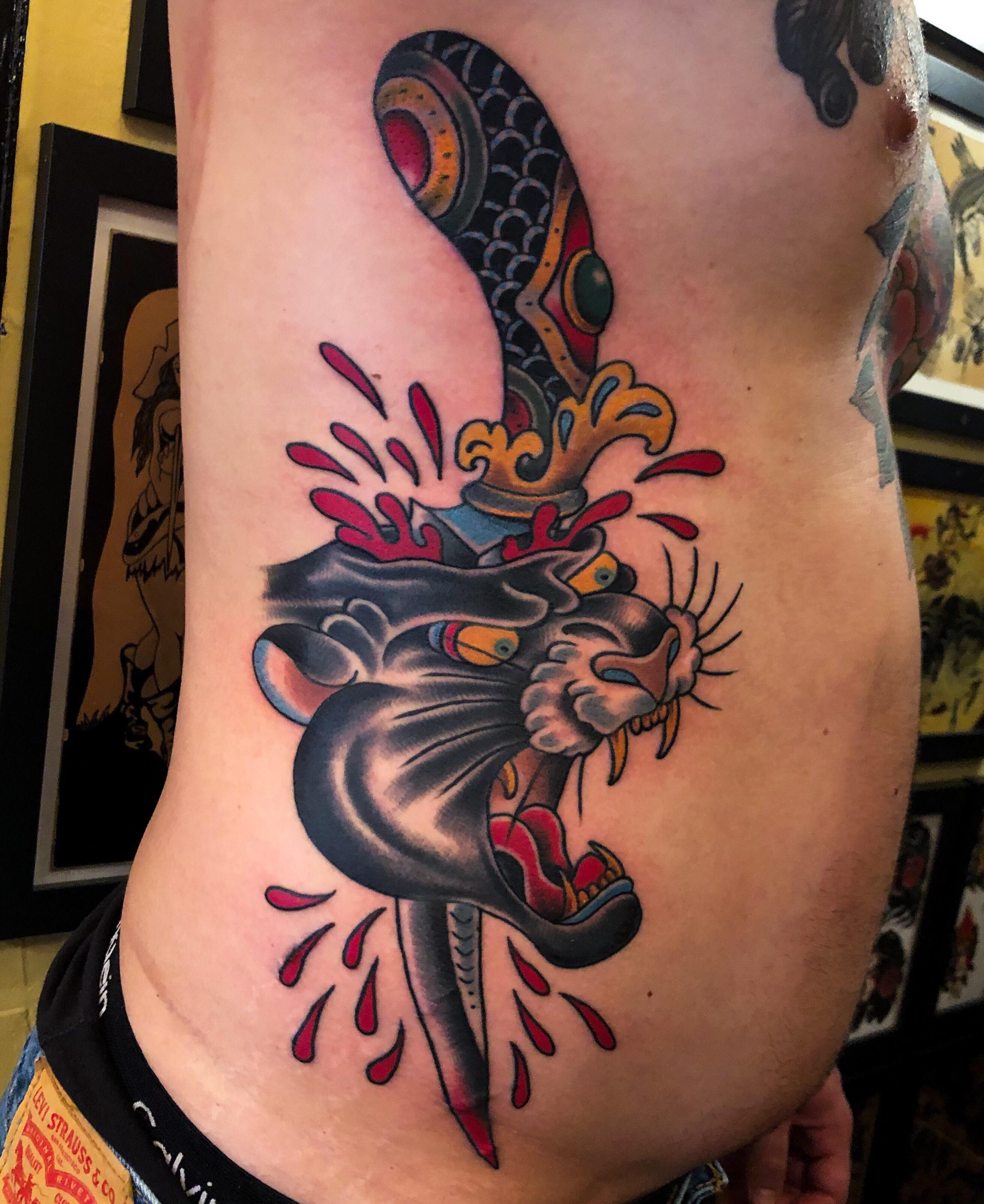By Matt Howse Flying Panther Tattoo San Diego tattoos