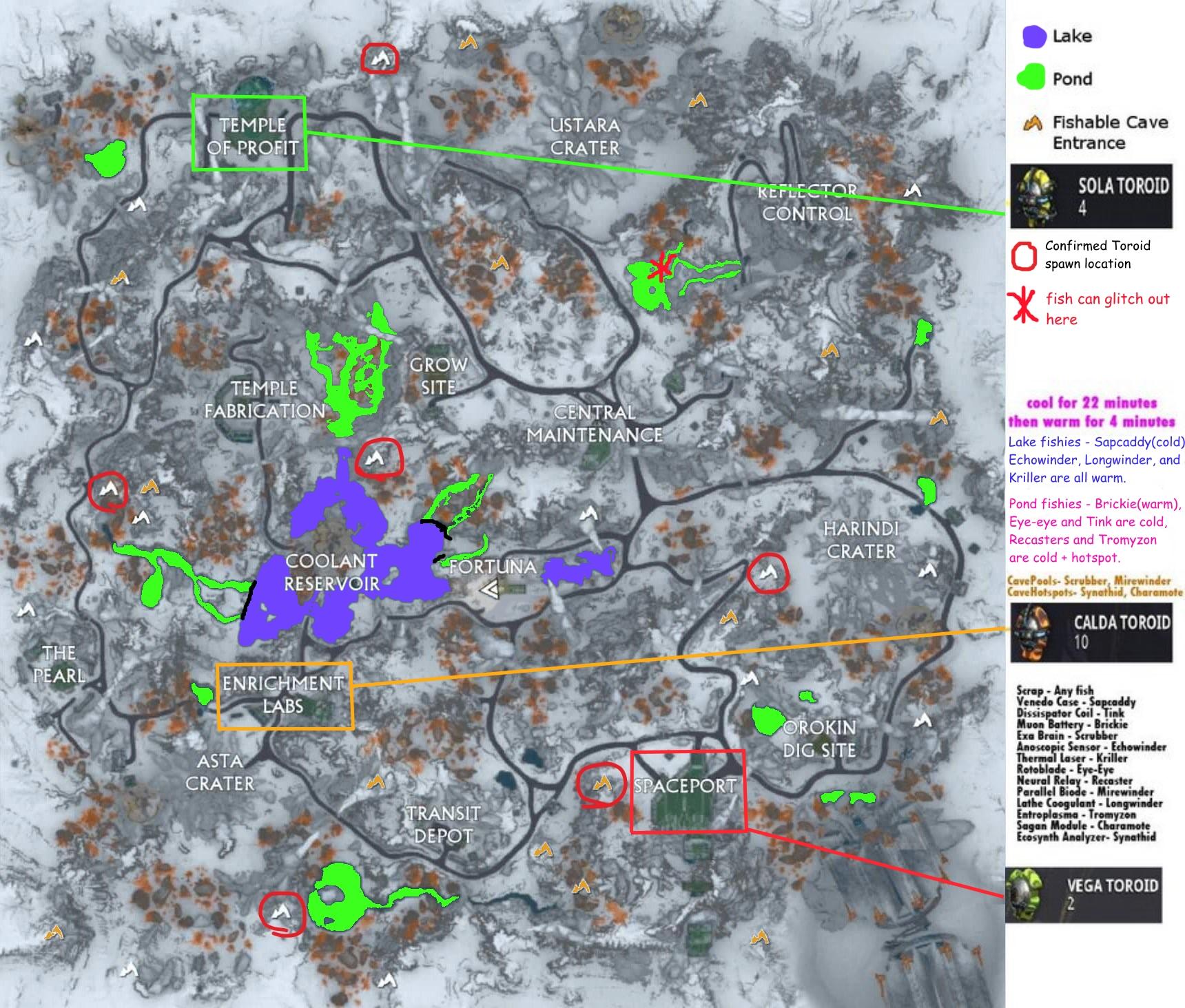 Warframe Orb Vallis Cave Map