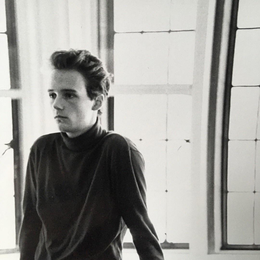Moby c. 1987 and with hair. OldSchoolCool