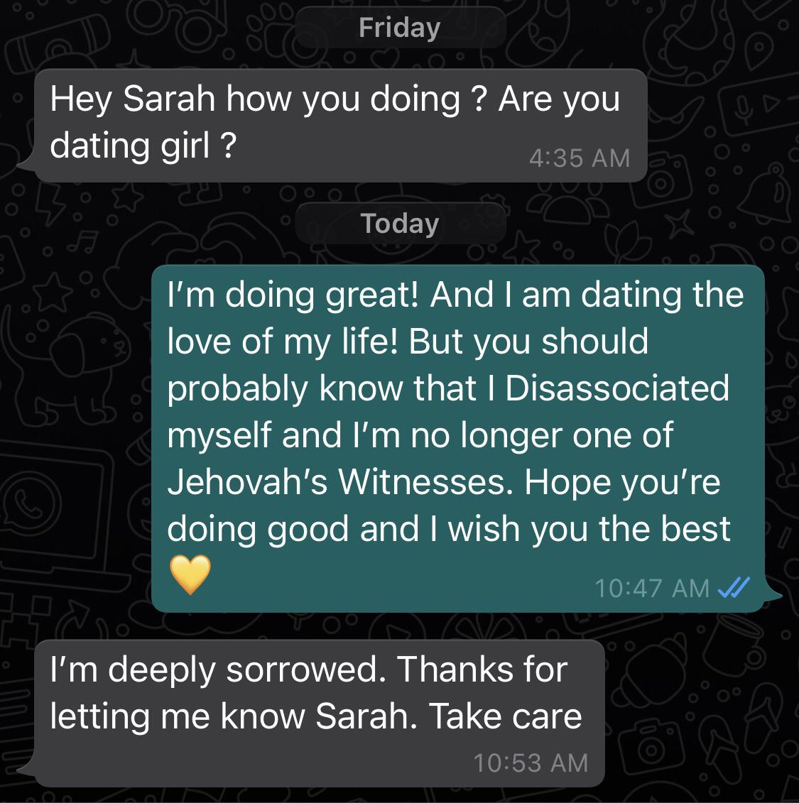 Ex Jehovah's Witnesses Dating Telegraph