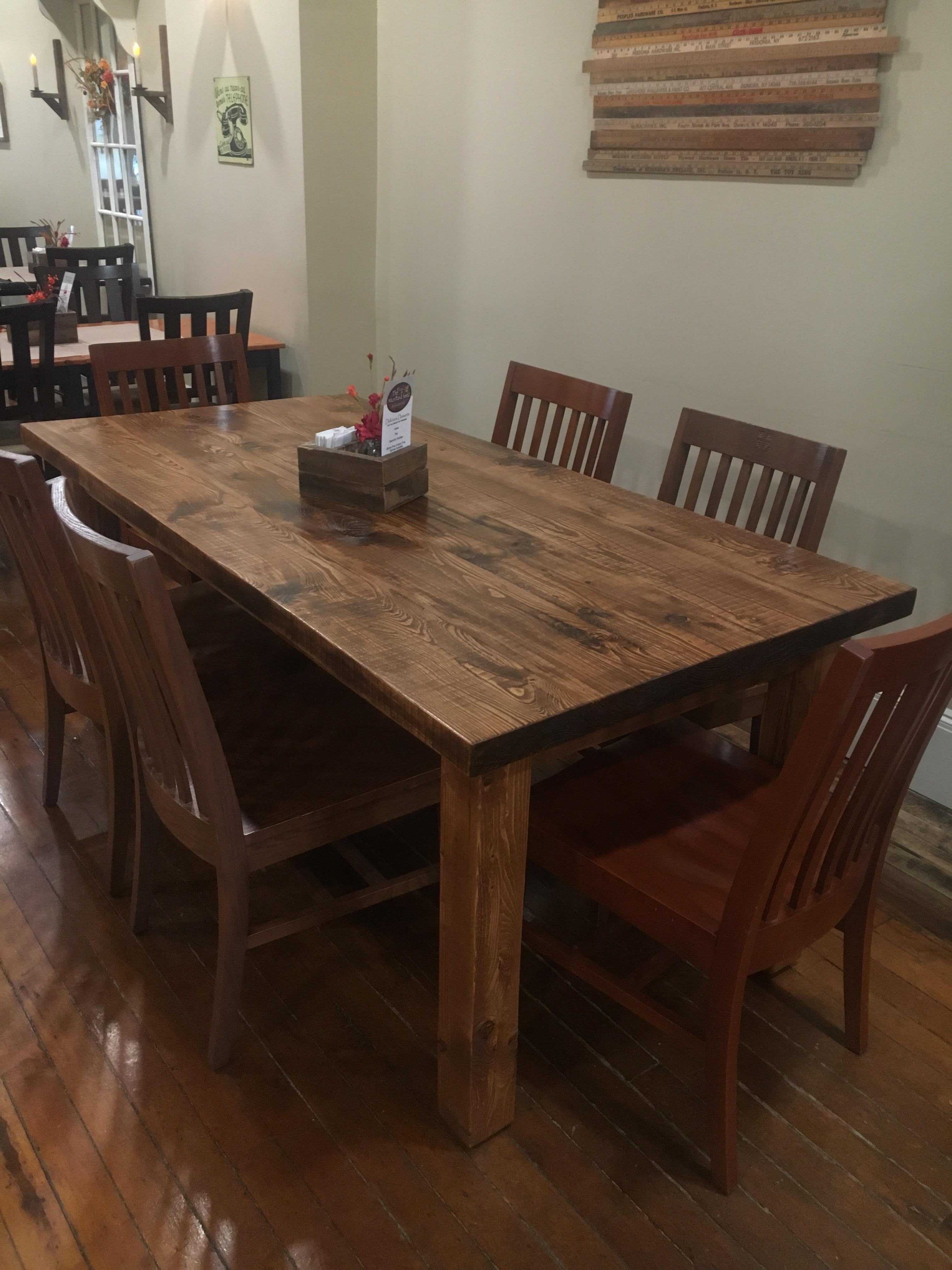 6 Foot Dining Room Table Built a six foot table for my parents&rsquo; restaurant this week and dropped