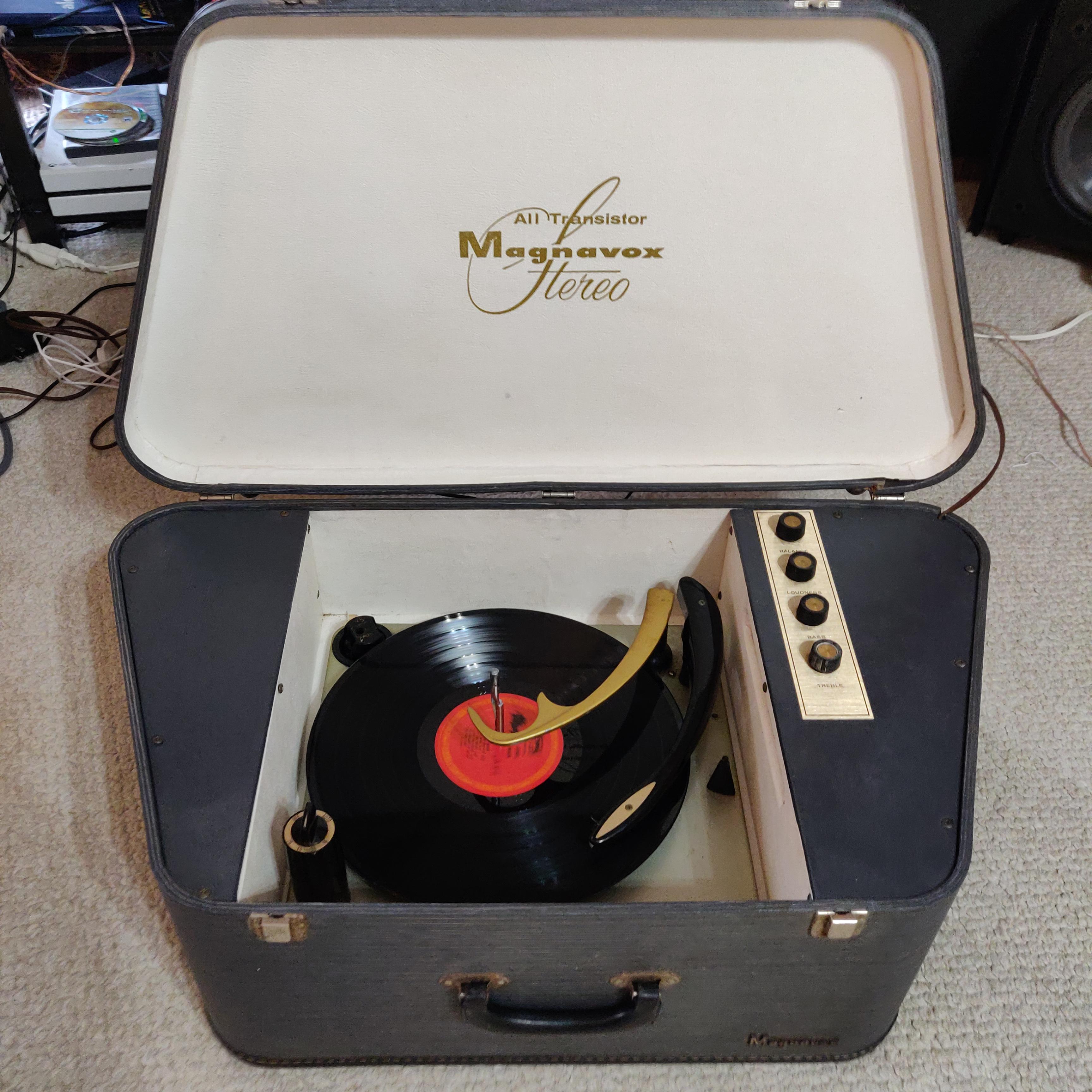 My "portable" 1960's Magnavox I rescued from a garage sale. : r
