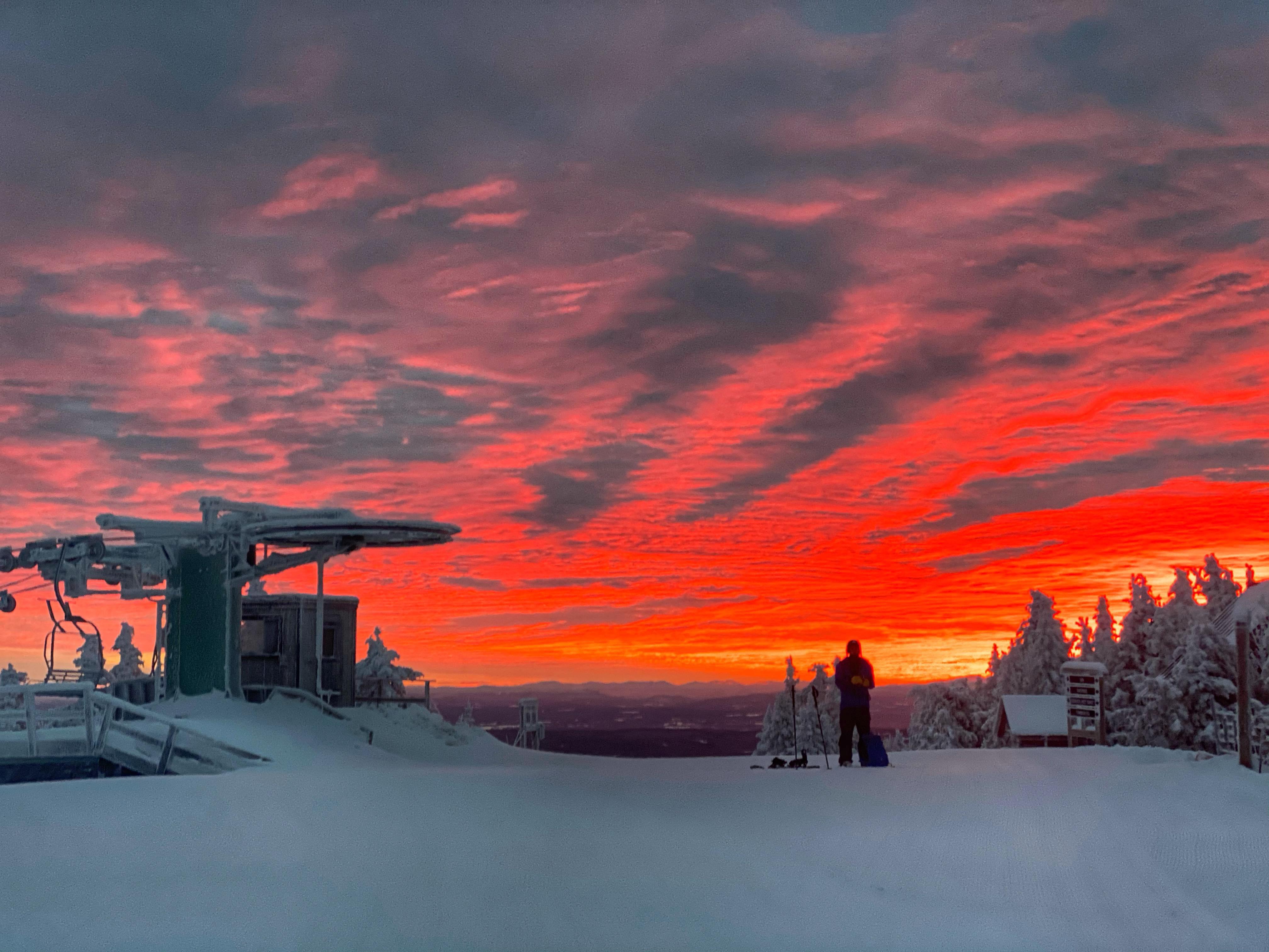 Sunrise at Jay Peak, VT 12/11/2020 r/pics