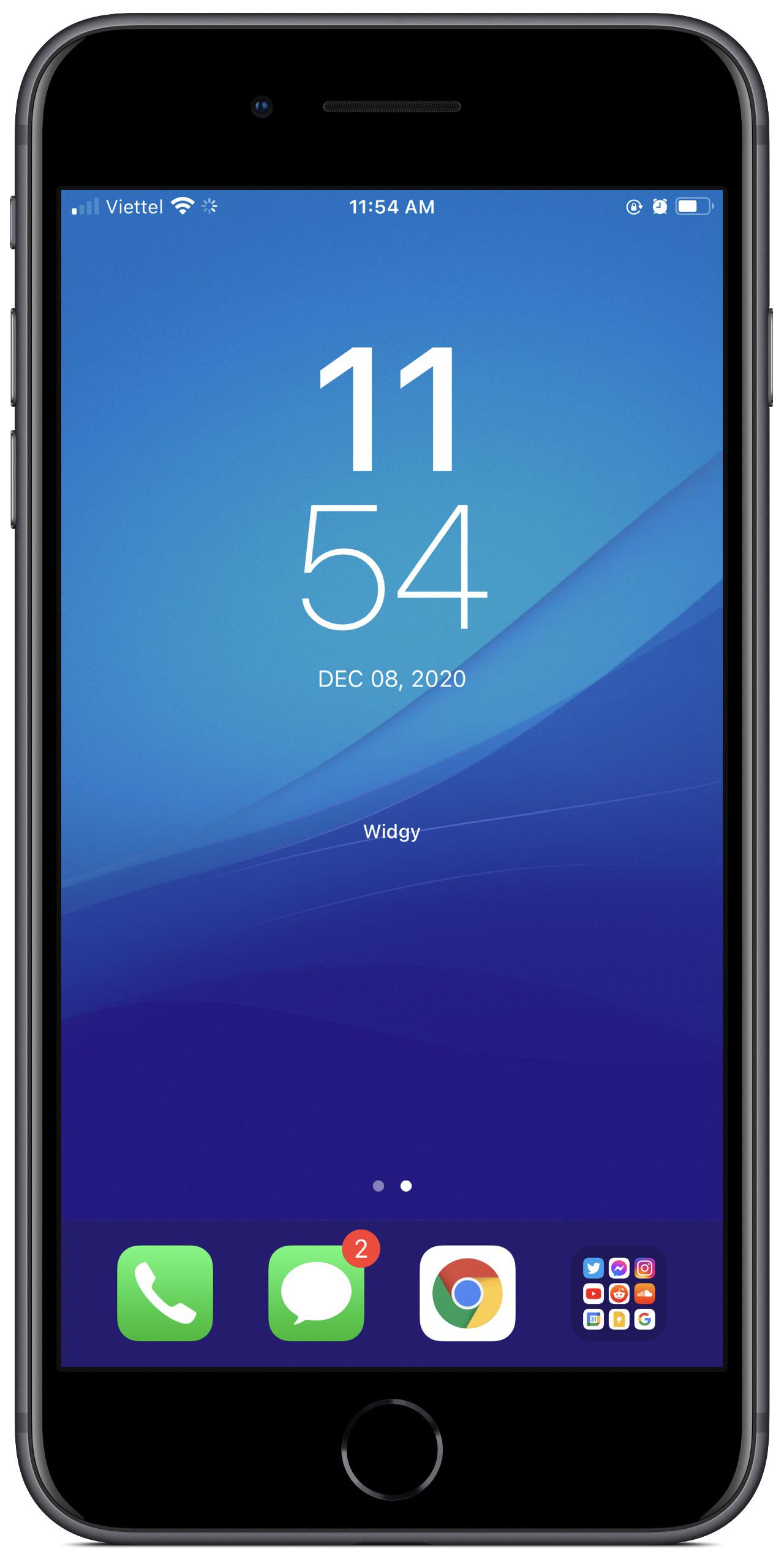 Recreate the Xperia clock widget r/widgy