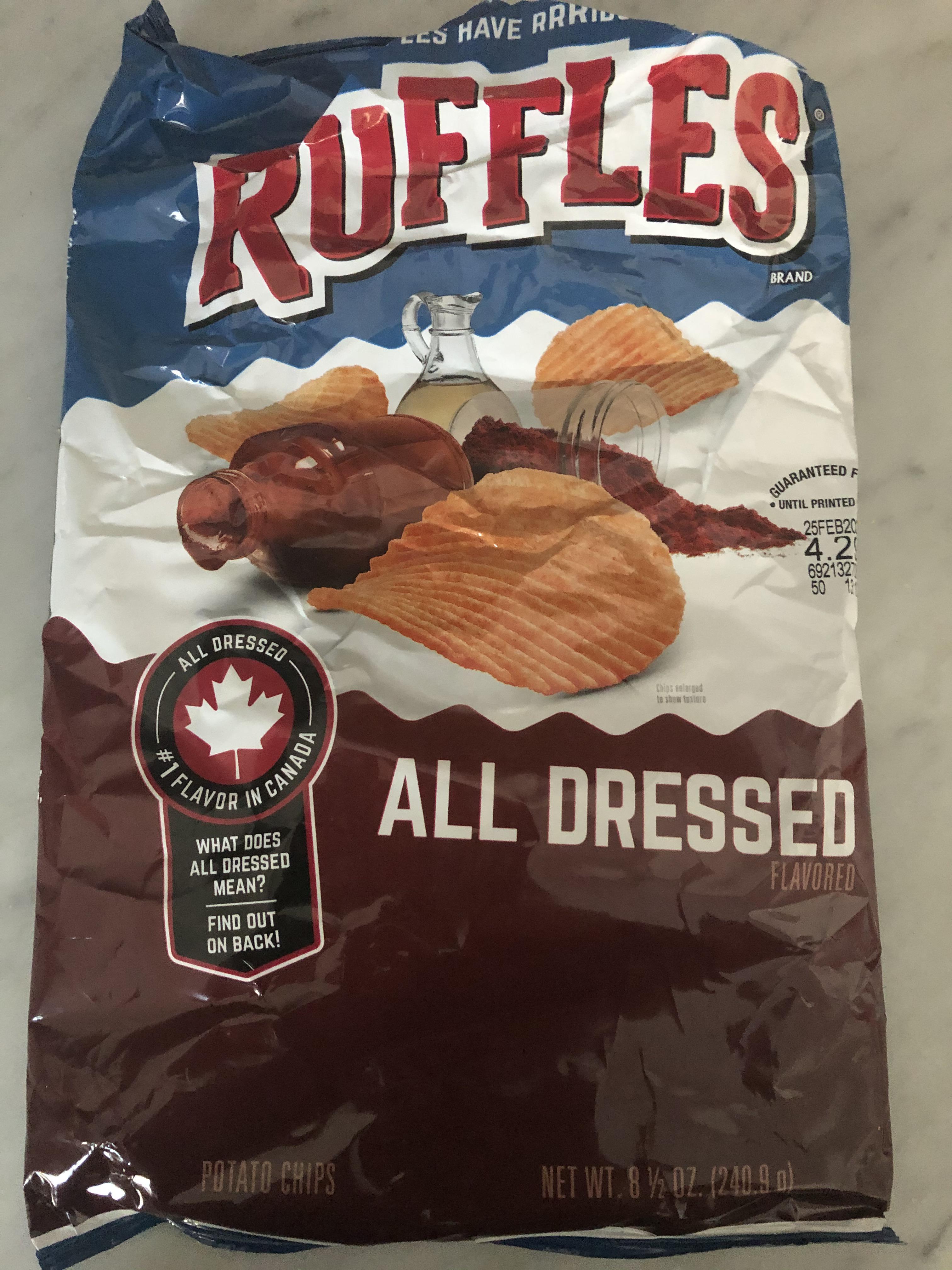 Letterkenny Christmas marathon with my 2 bags of All Dressed chips