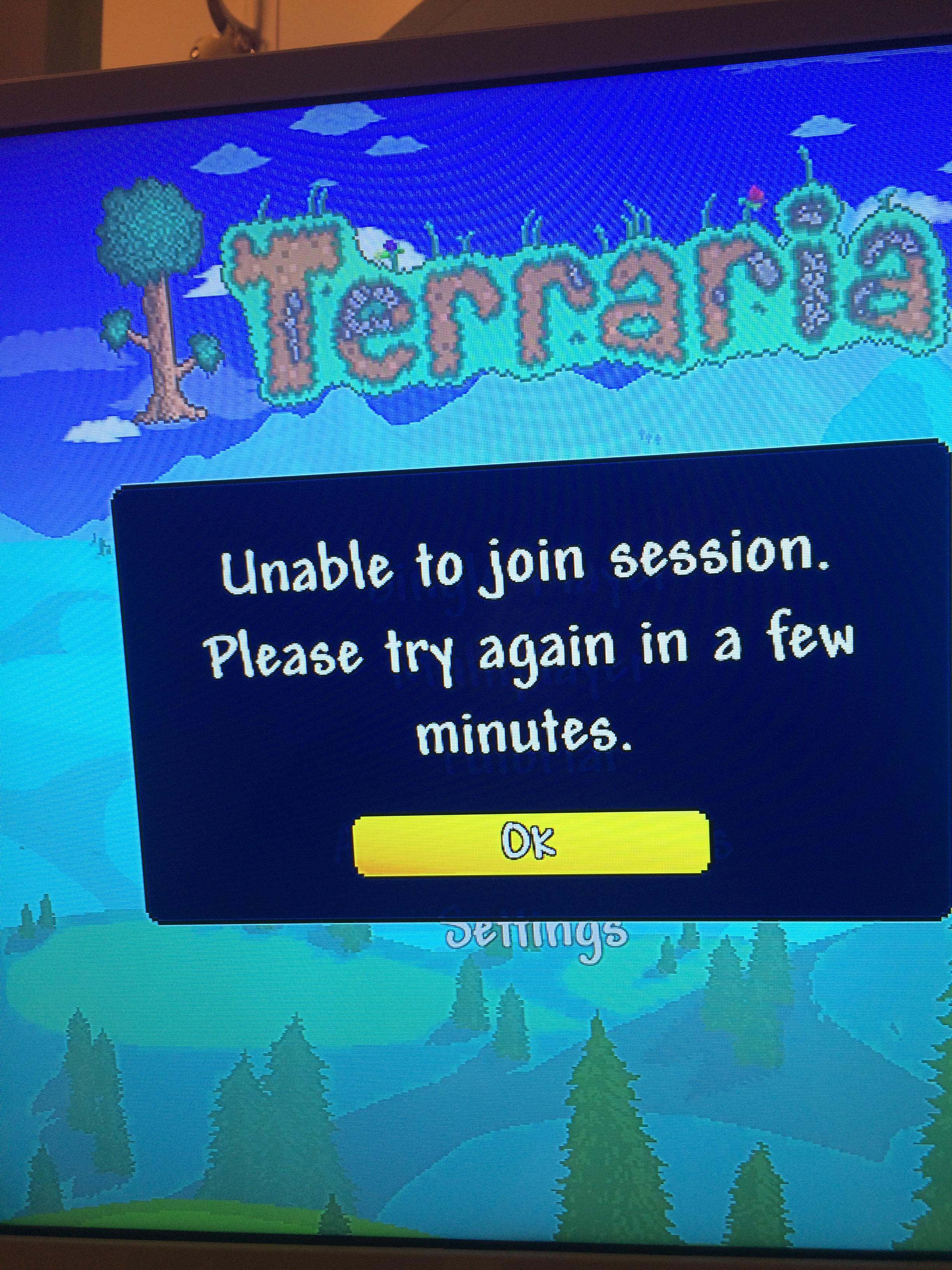 i am on xbox one and i can’t join my friend r/Terraria