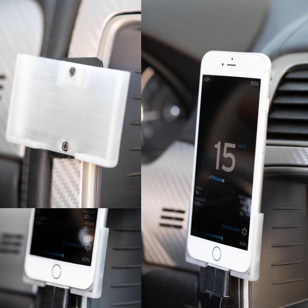 I made a 3D printed custom Phone holder for Jaguar XKR r/Jaguar