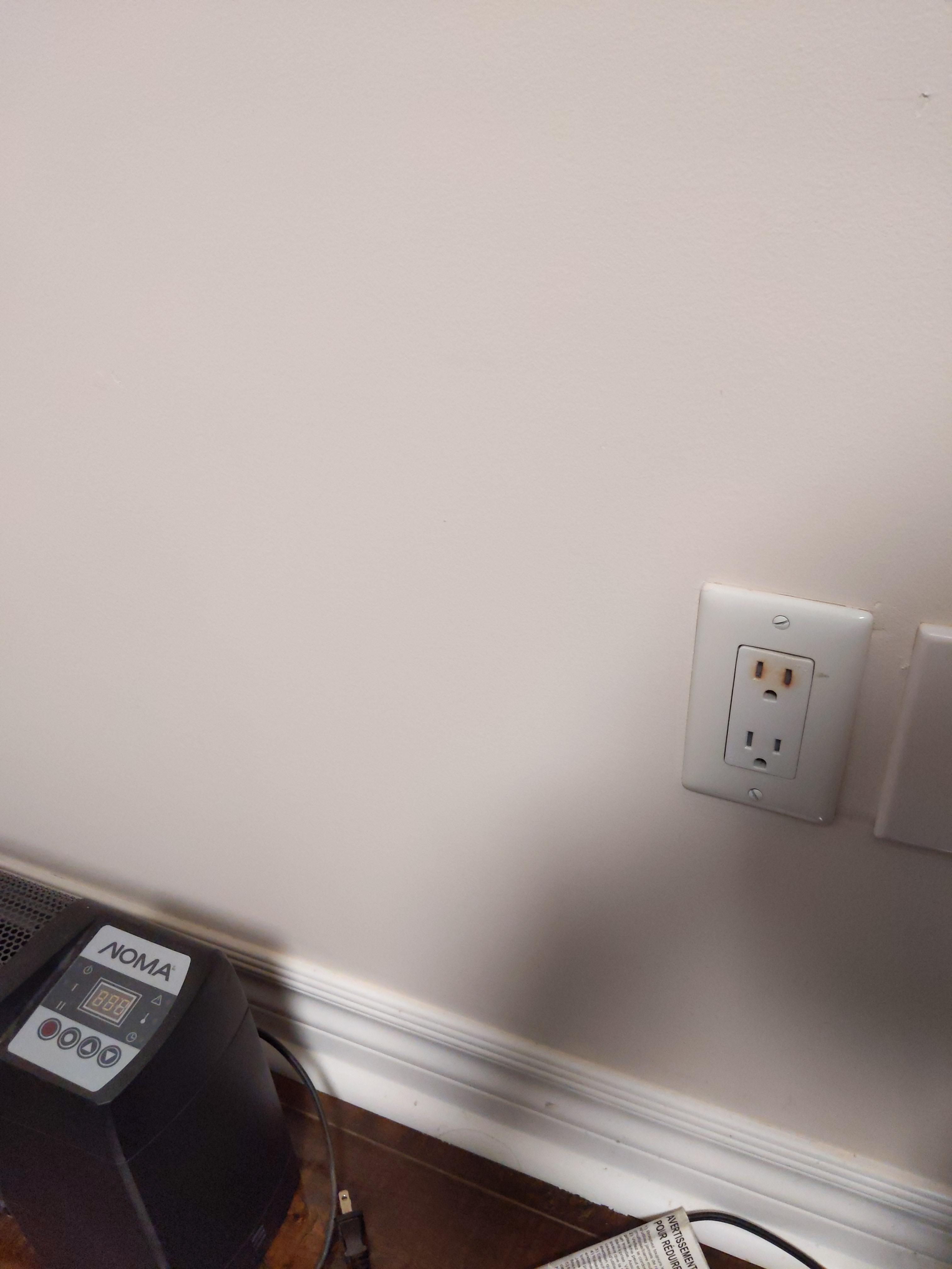 Hello! I notice that after my baseboard heater has been plugged in for