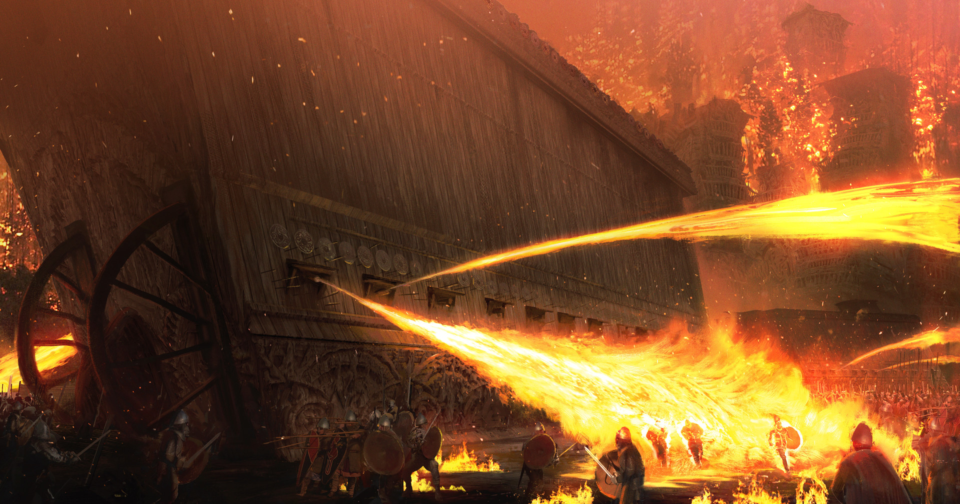 Greek Fire 1920 × 1008 wallpapers