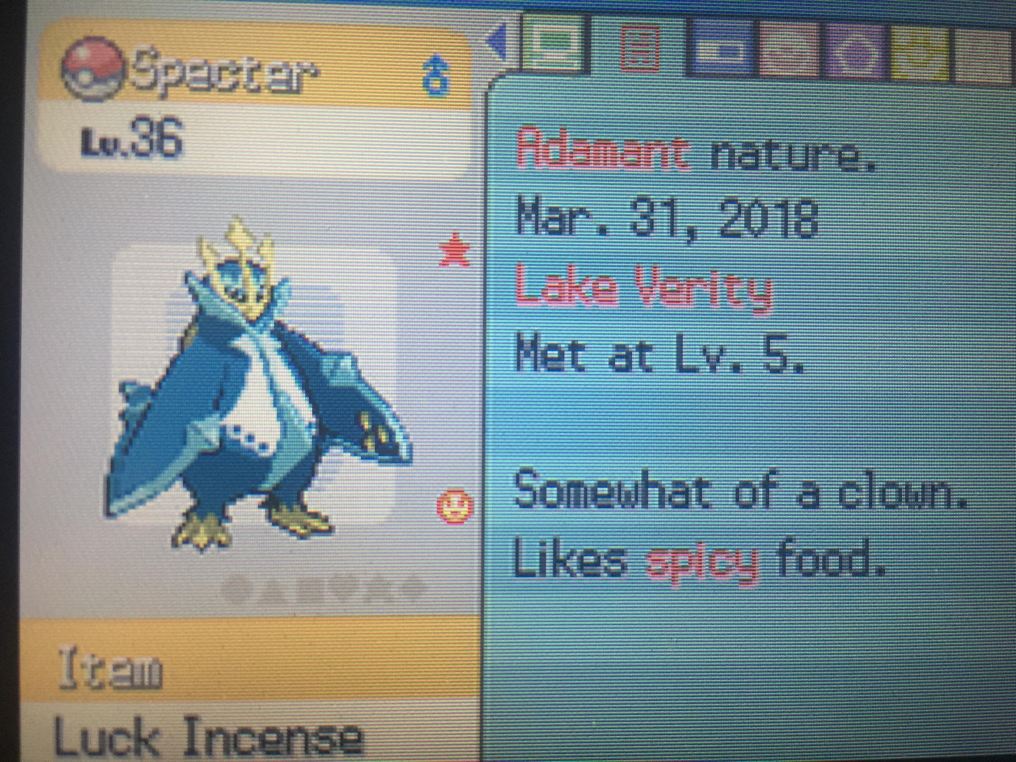 [4] My Diamond SBQ starter just evolved! Physical shiny Empoleon ) r