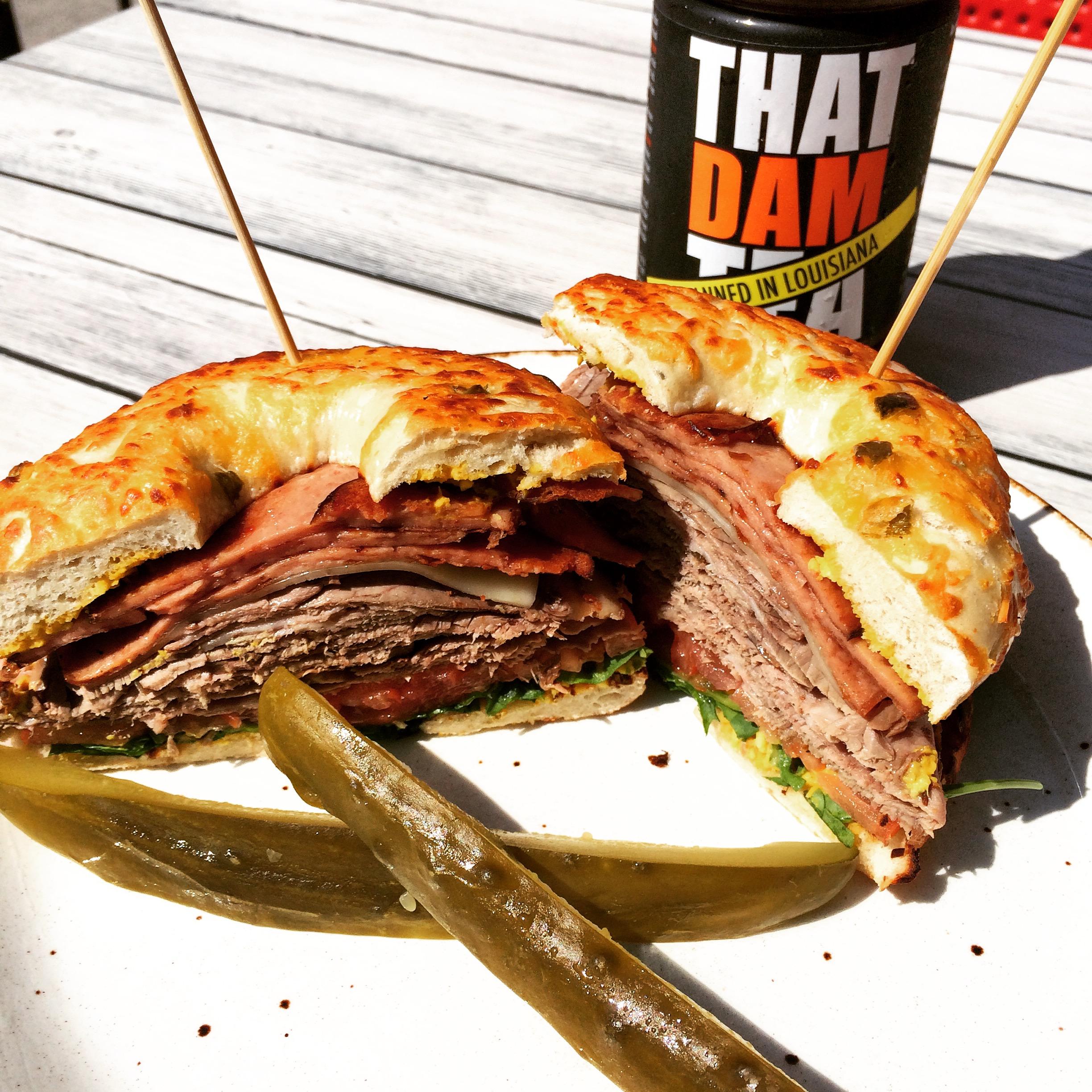 [i ate] this roast beef and fried bologna sandwich r/food