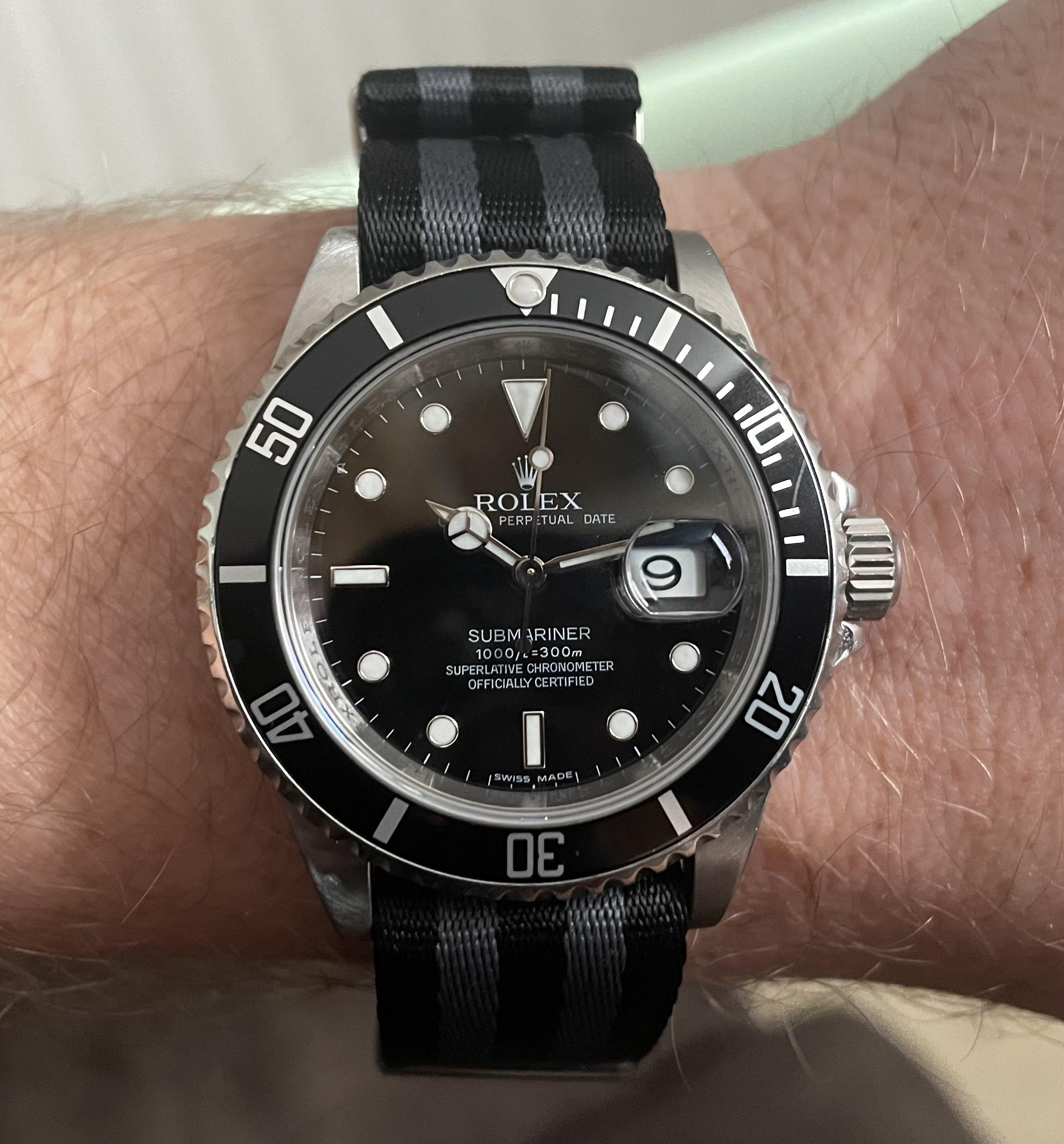 [Rolex Submariner Date] Loving This NATO Strap On My ‘08 Submariner r