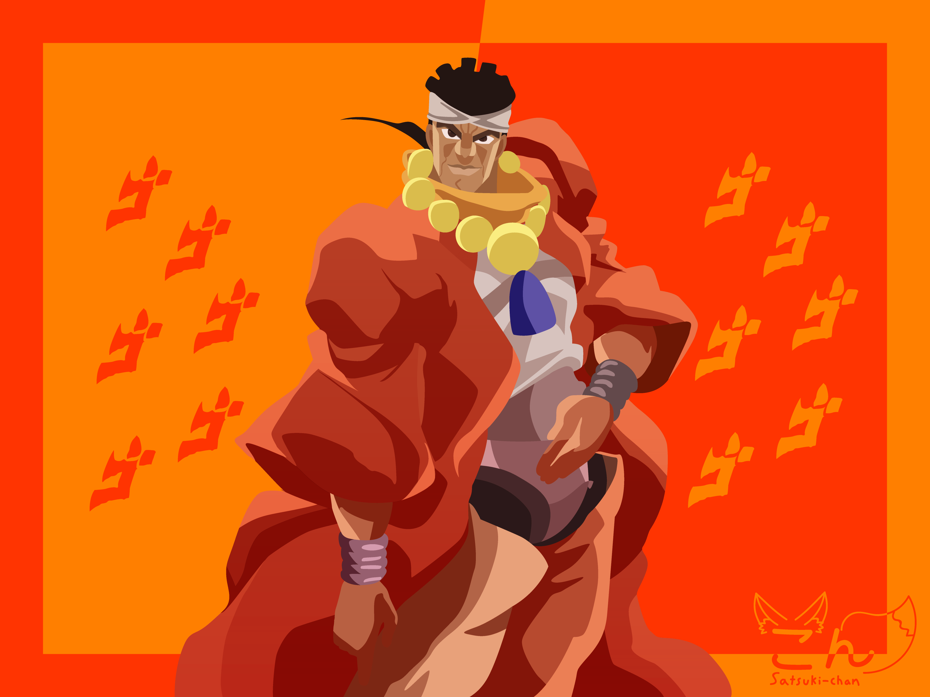YES I AM Avdol Fanart using Vectors r/StardustCrusaders