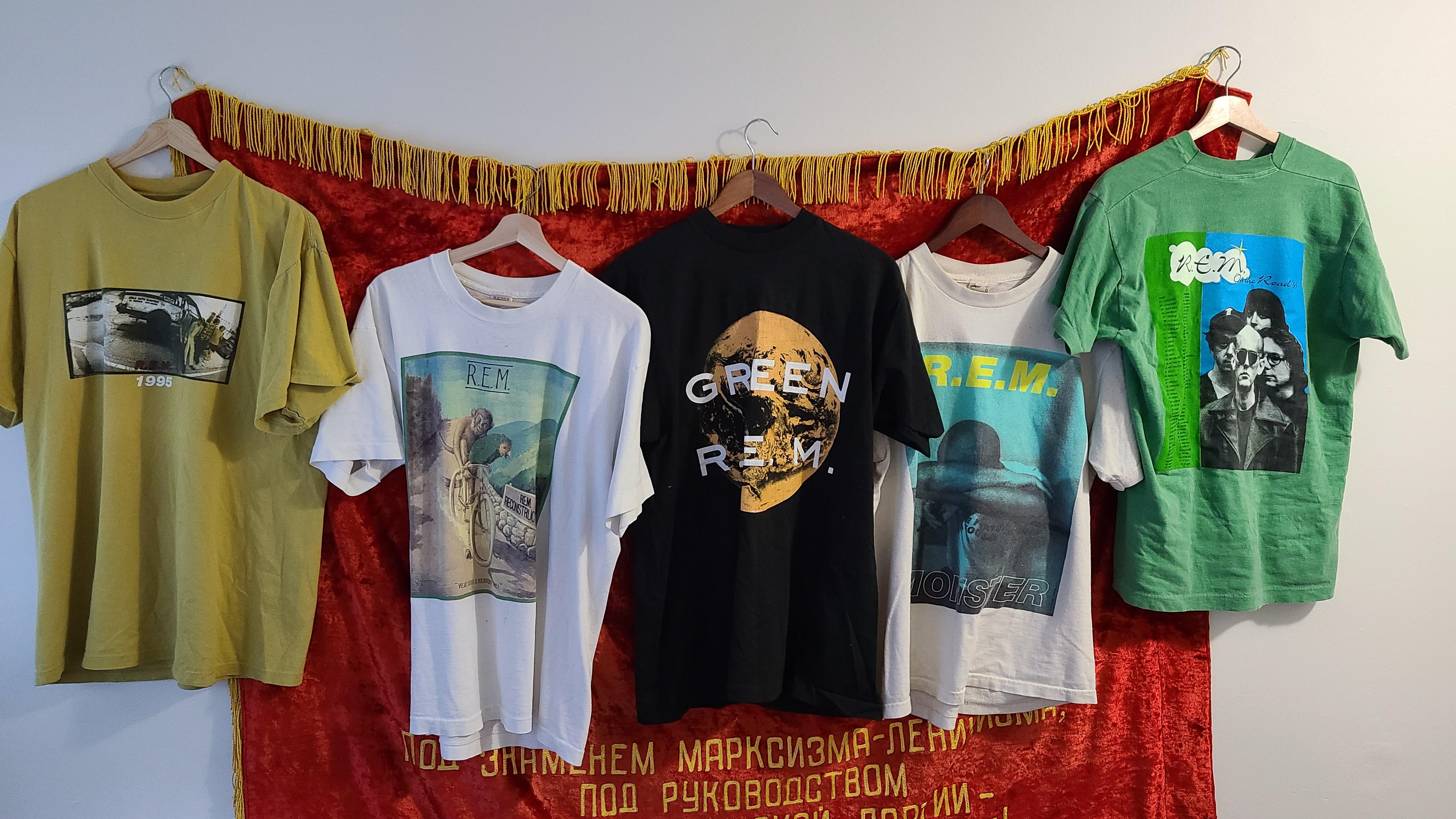 My collection of Vintage REM shirts! r/rem