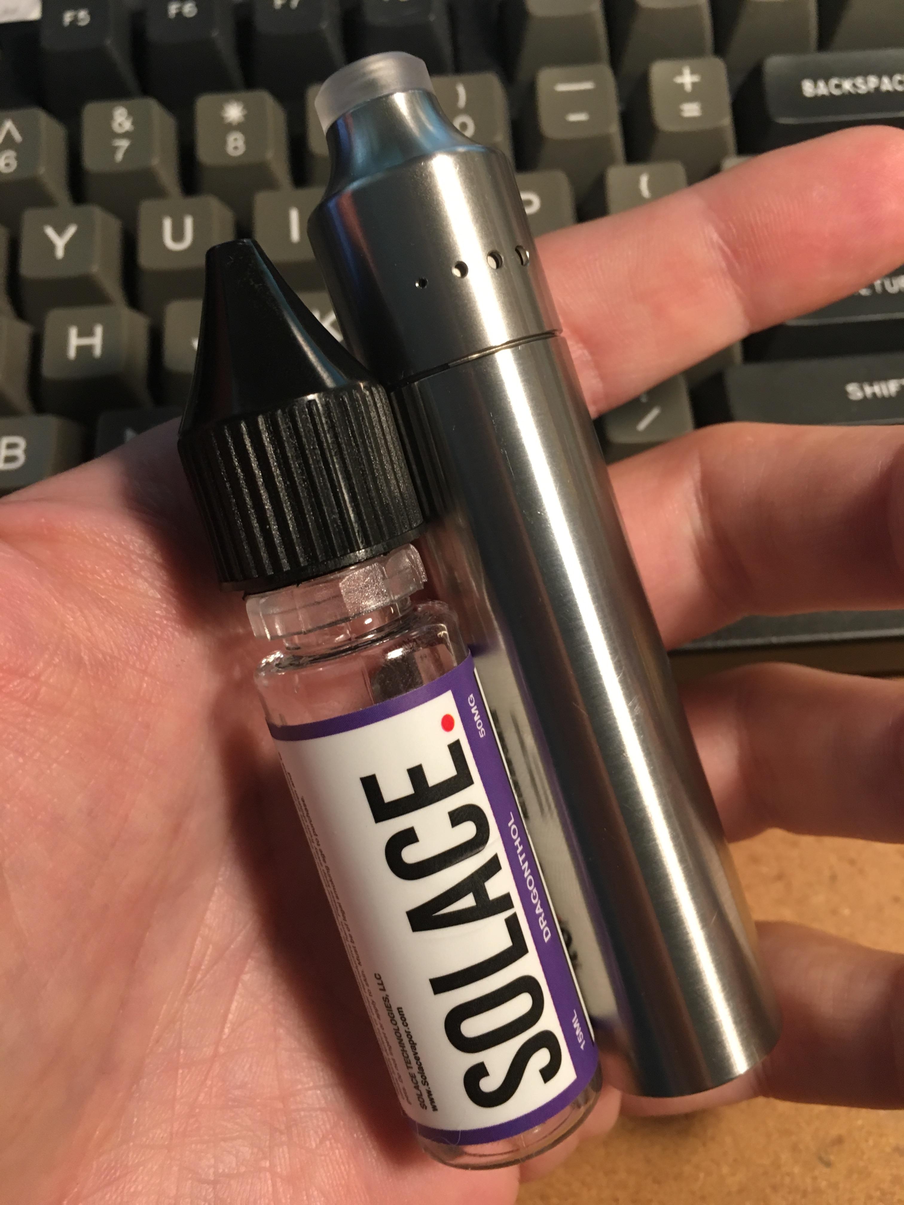 Rebuildable mechanical pod style vaping r/Vaping
