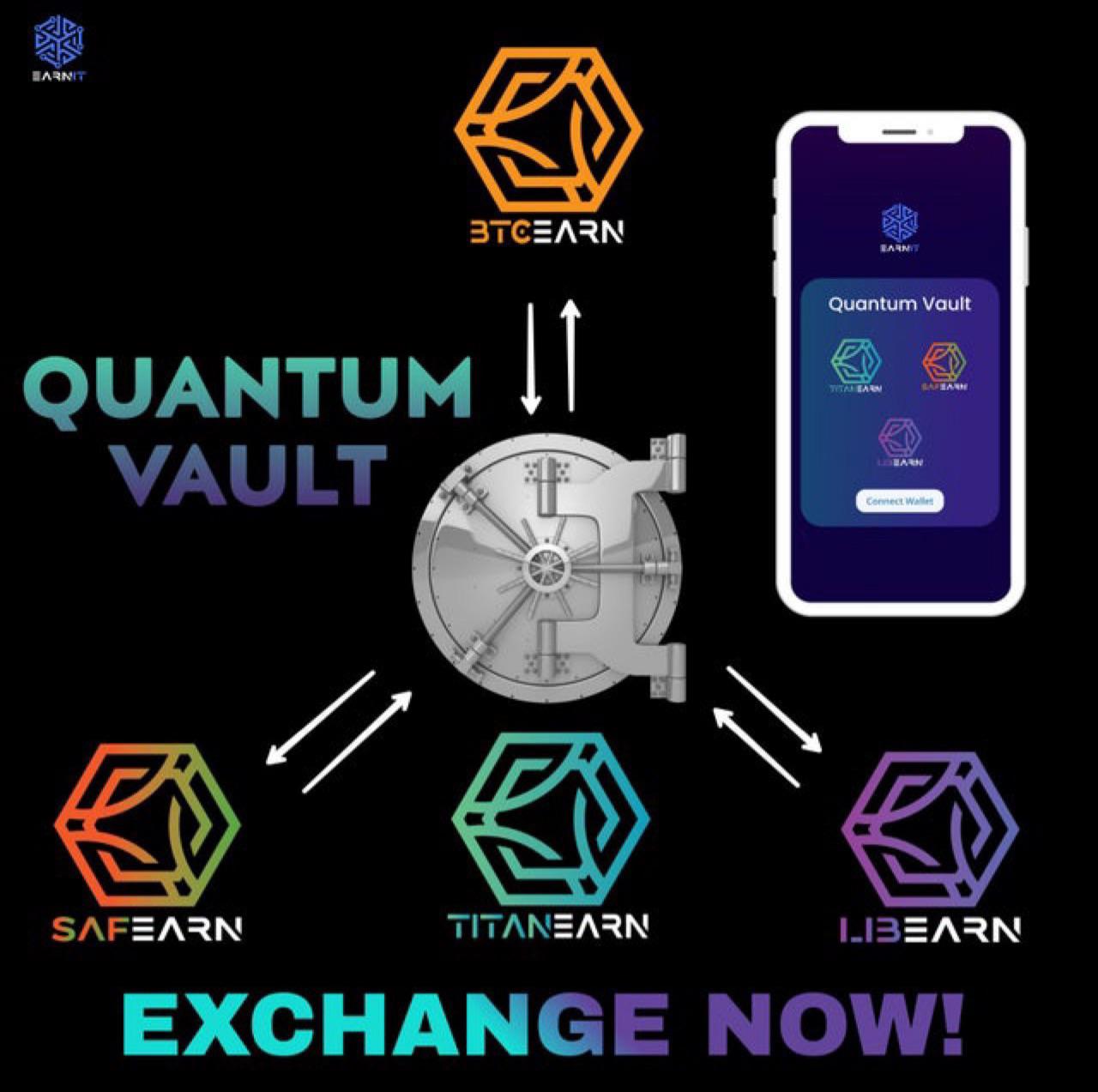 The Quantum Vault Exchange is LIVE! Now you can exchange SubTokens r