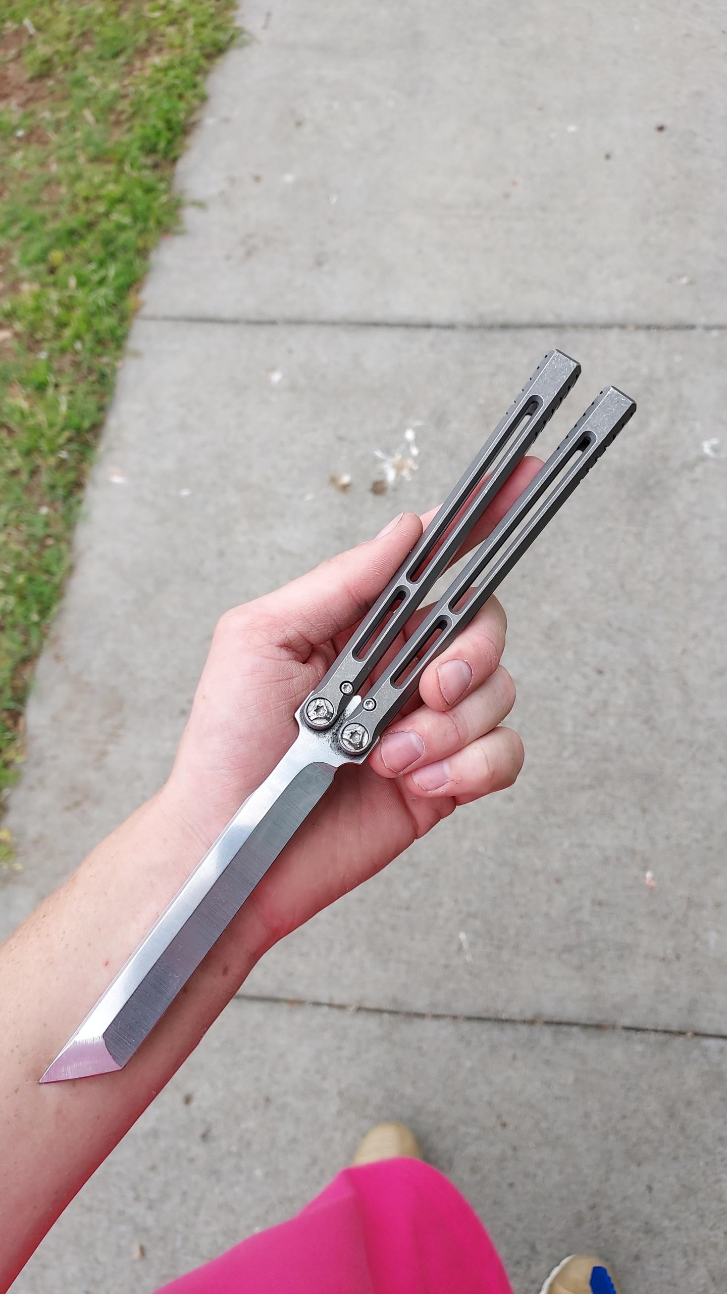 Can someone give me tips on how to sharpen a tanto without rounding out the bottom point? I dont