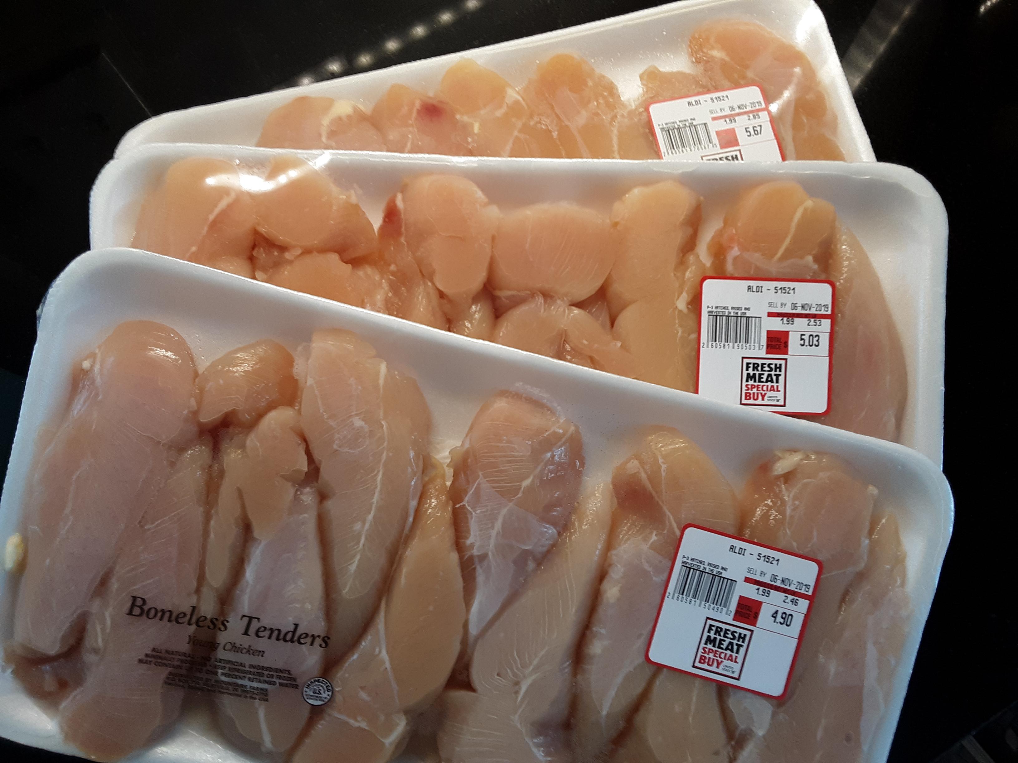 Chicken tenders half price at the register! r/aldi