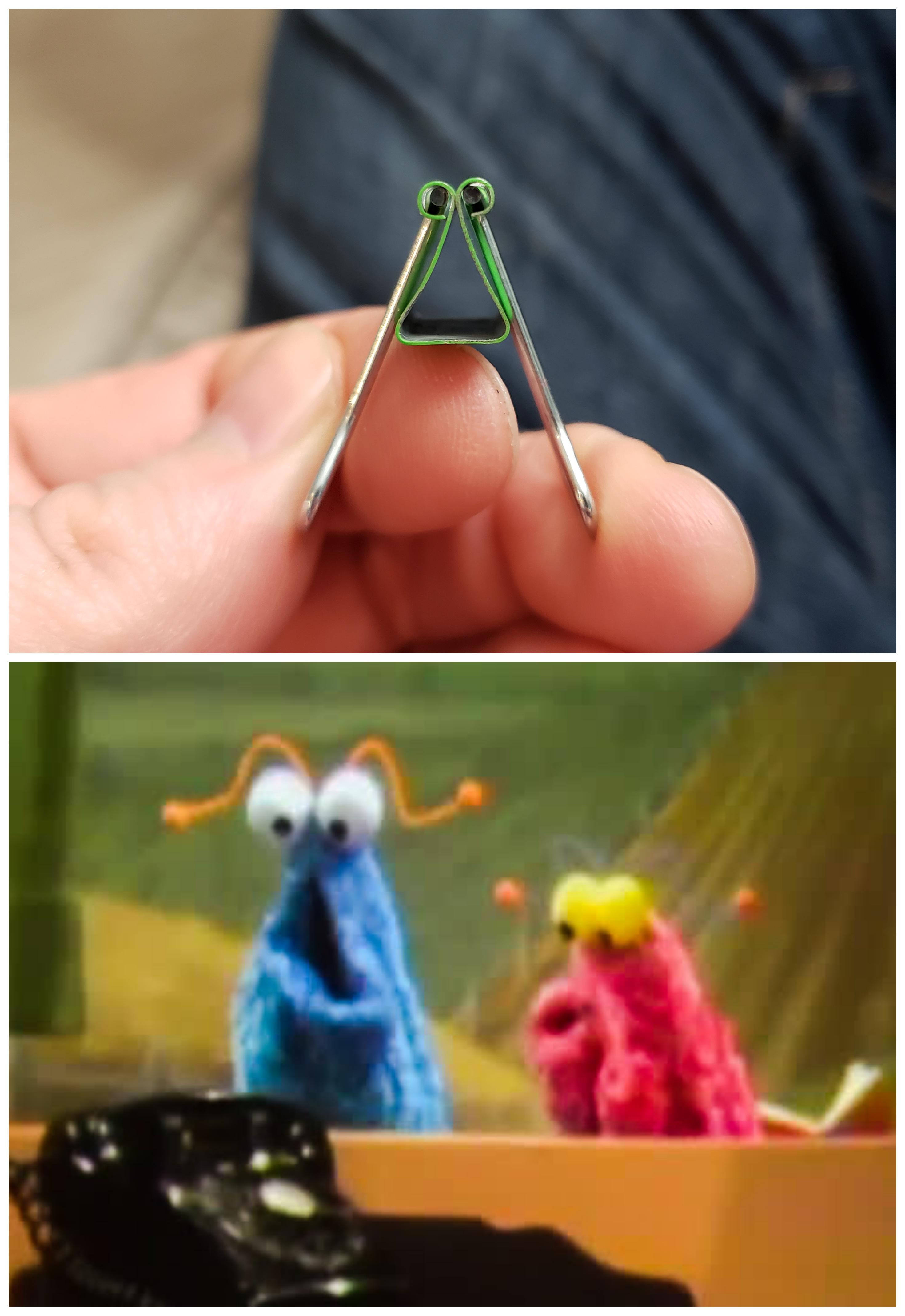 My paper clip looks like a Yip Yip Alien from Sesame Street r