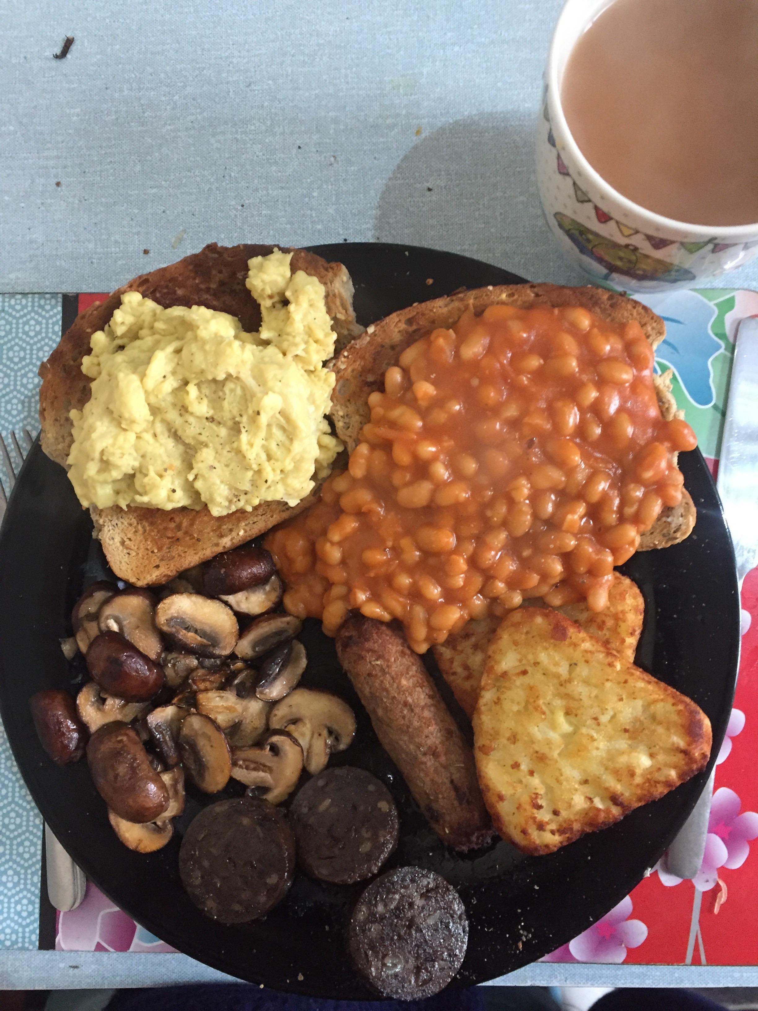 Starting the weekend right. Vegan English breakfast r/vegan