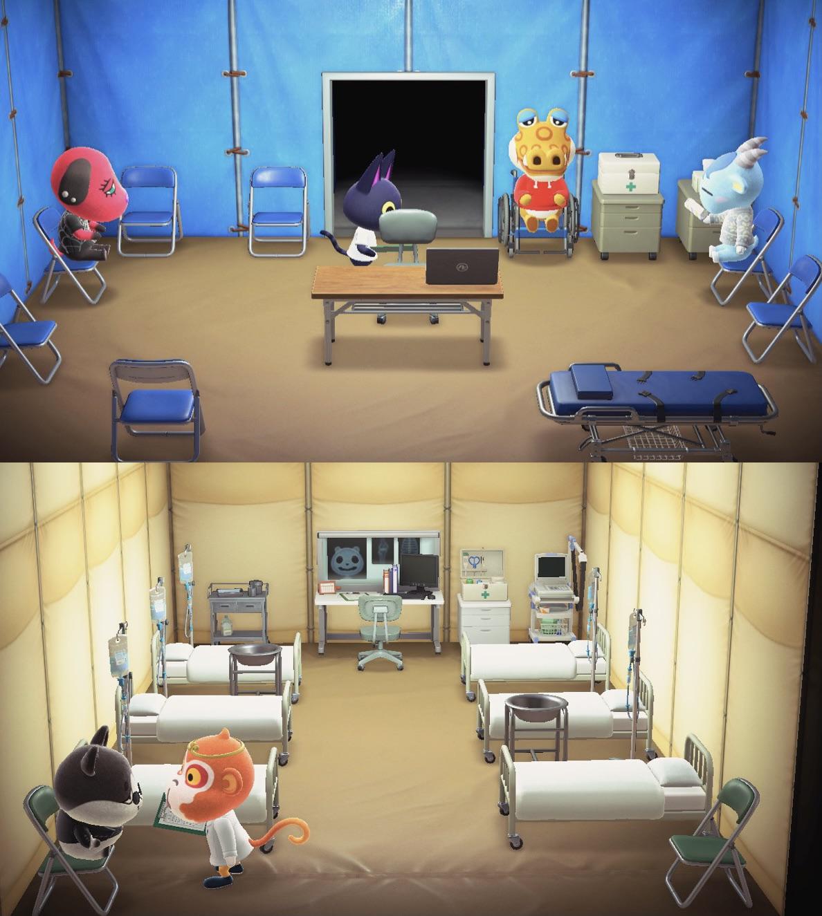 Tent Hospital r/AnimalCrossing