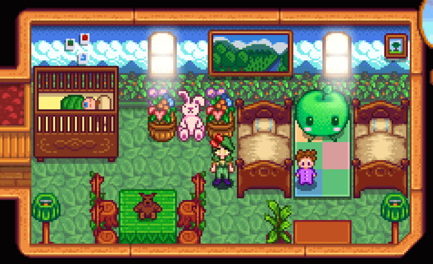 Cute Nature themed bedroom for the kids! 3 r/StardewValley