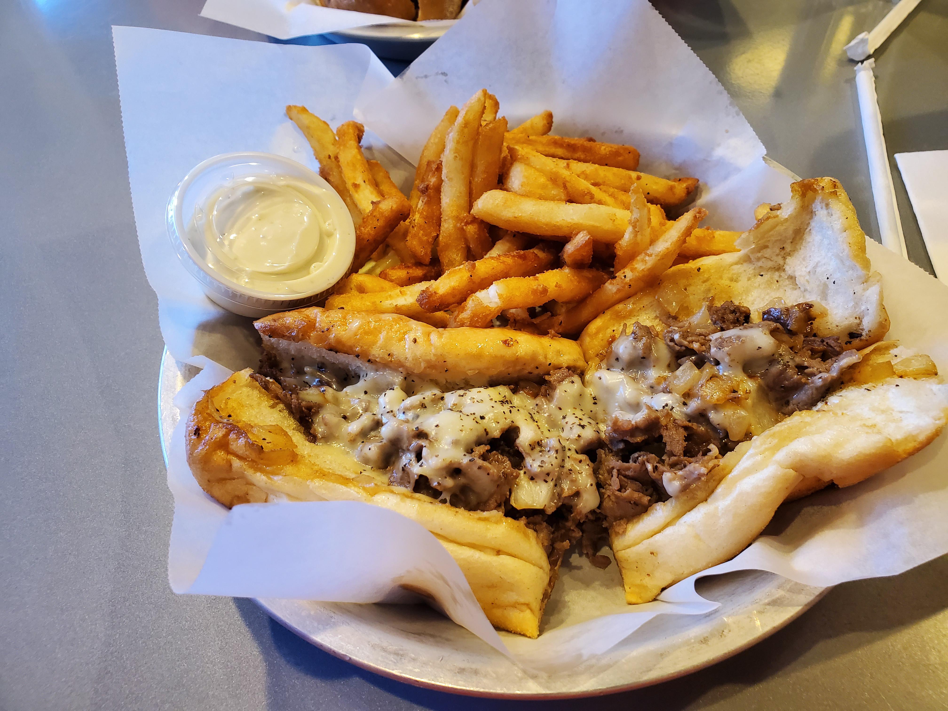Cheesesteak at the Mad Italian in Atlanta GA. Awesome as always! r