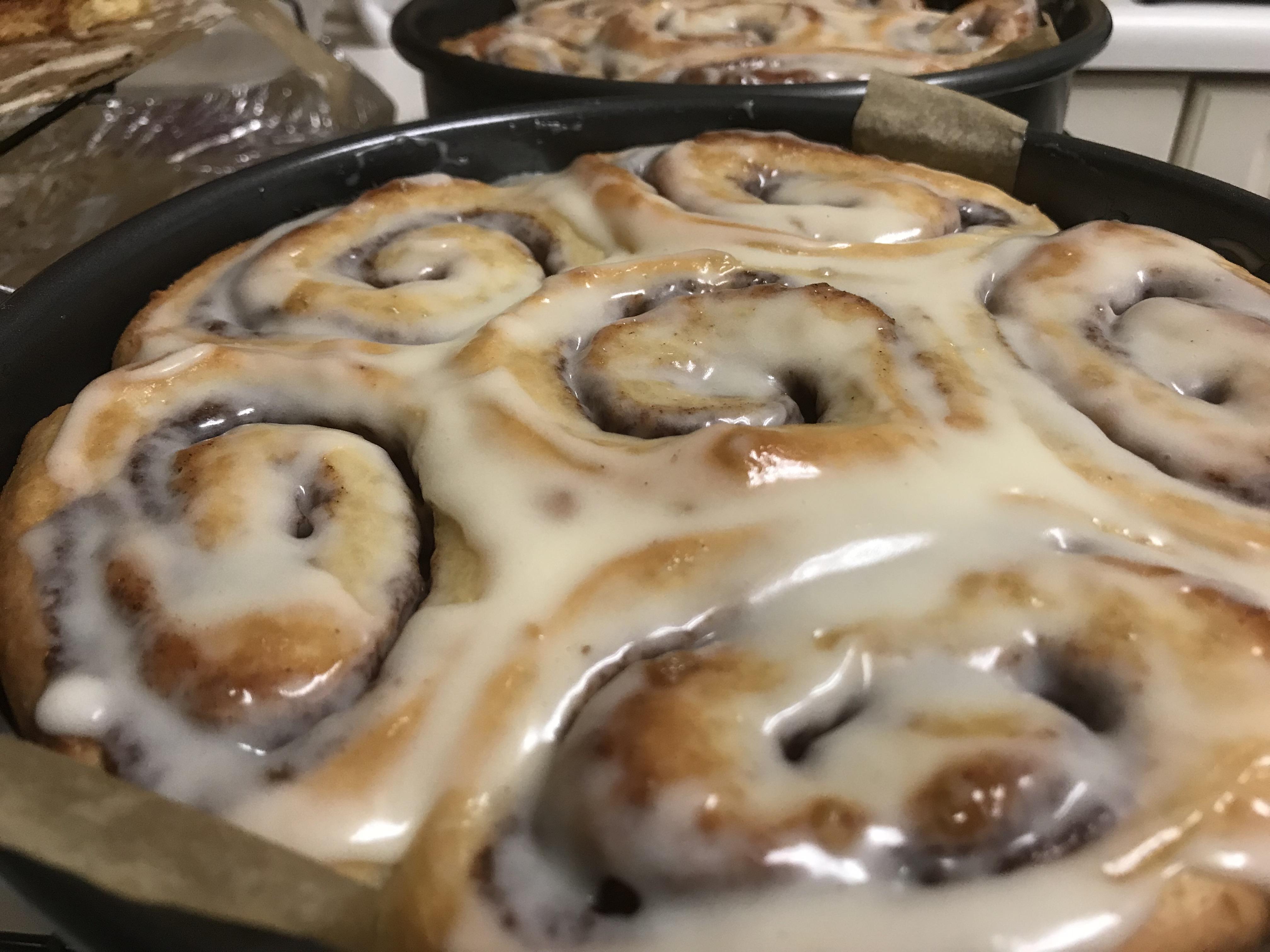 Brioche based cinnamon rolls! Mostly followed a Joshua Weissman with a