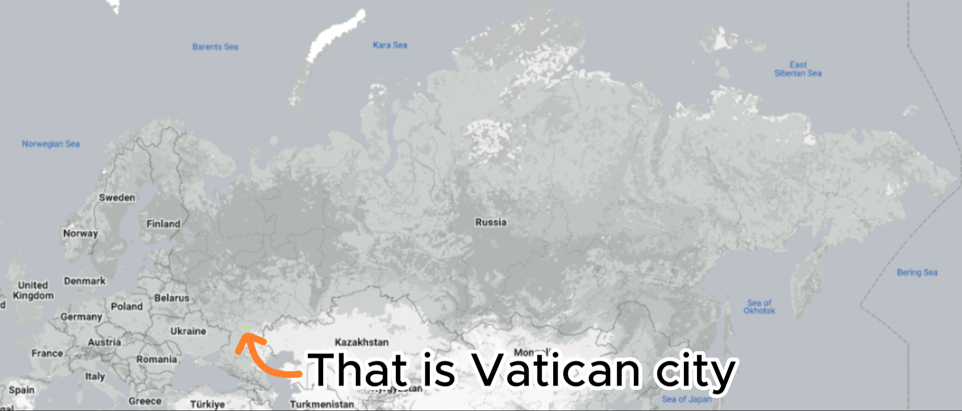 About 34,745,632 million Vatican Cities can fit into Russia r