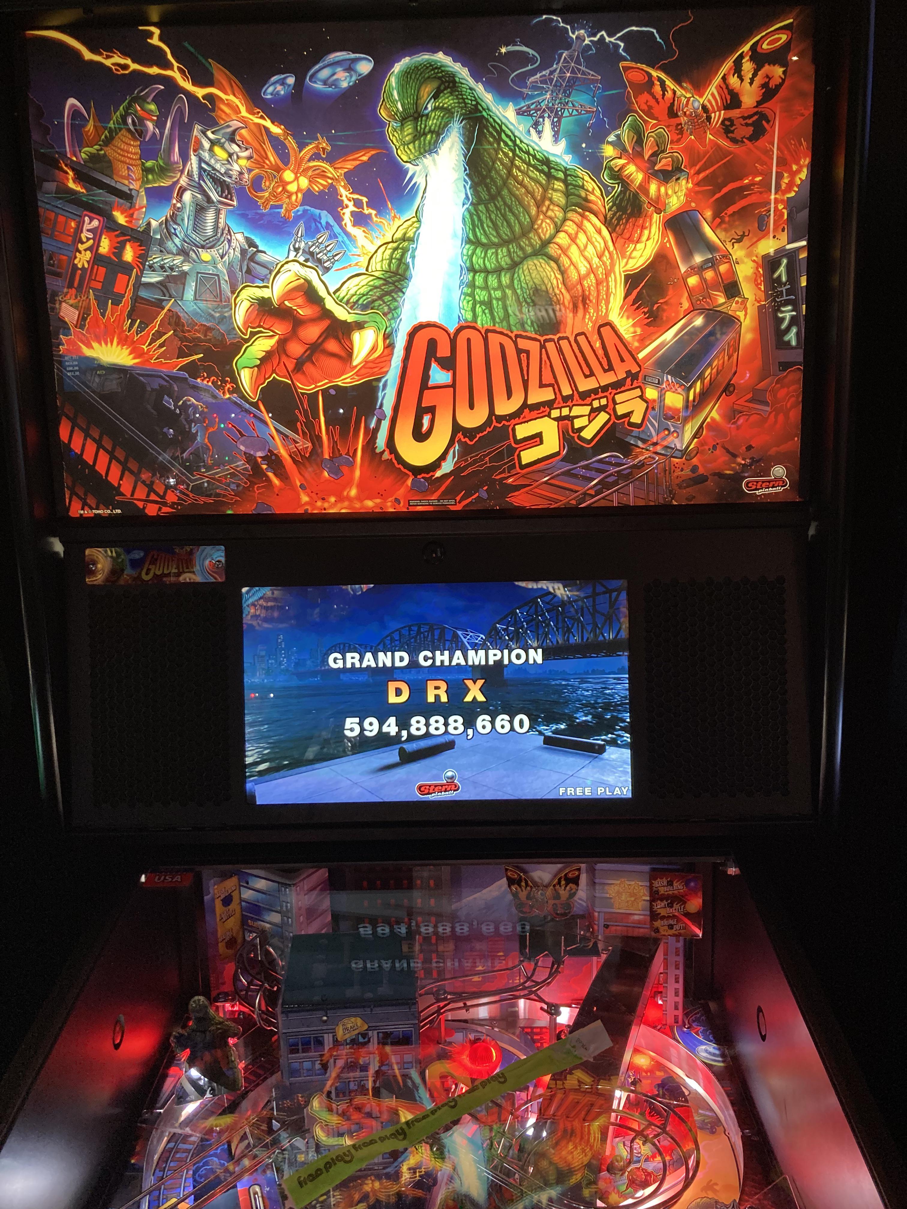 Godzilla is so much fun. It’s gotta be the best Stern ever. Played at