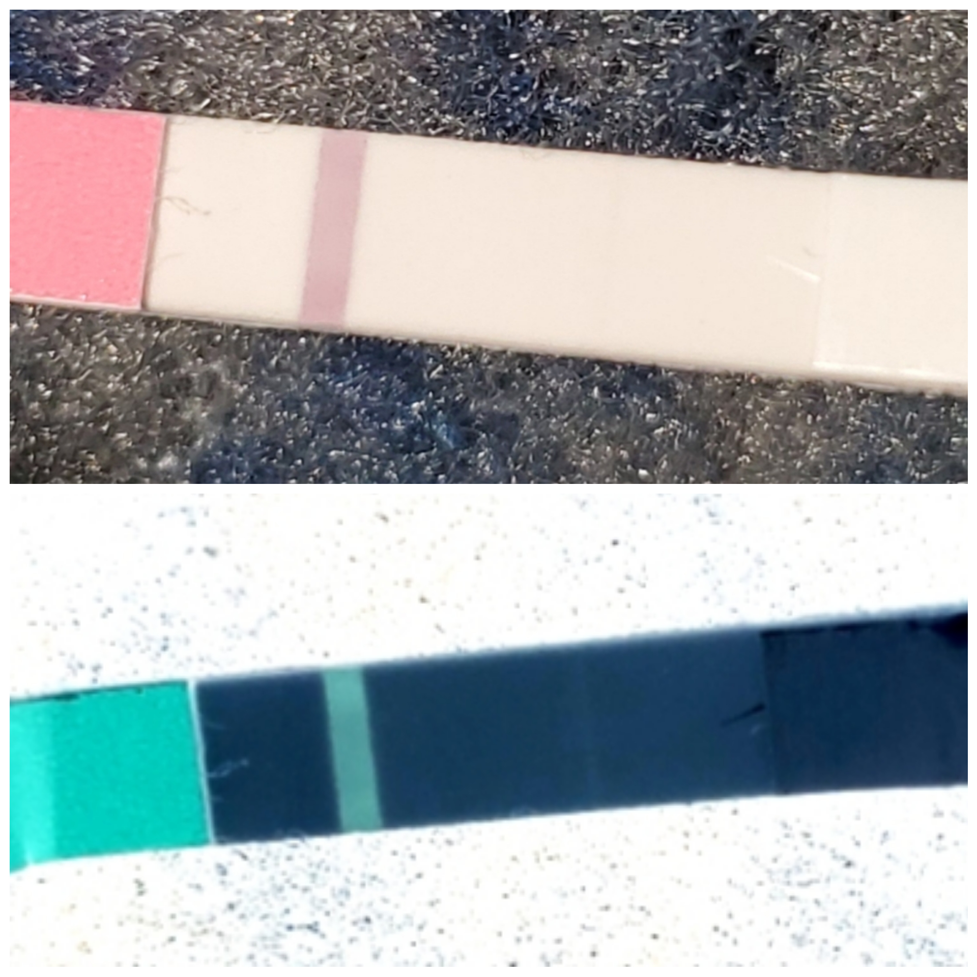 Clinical Guard HPT test. Taken after 10 minutes.. evap or slight