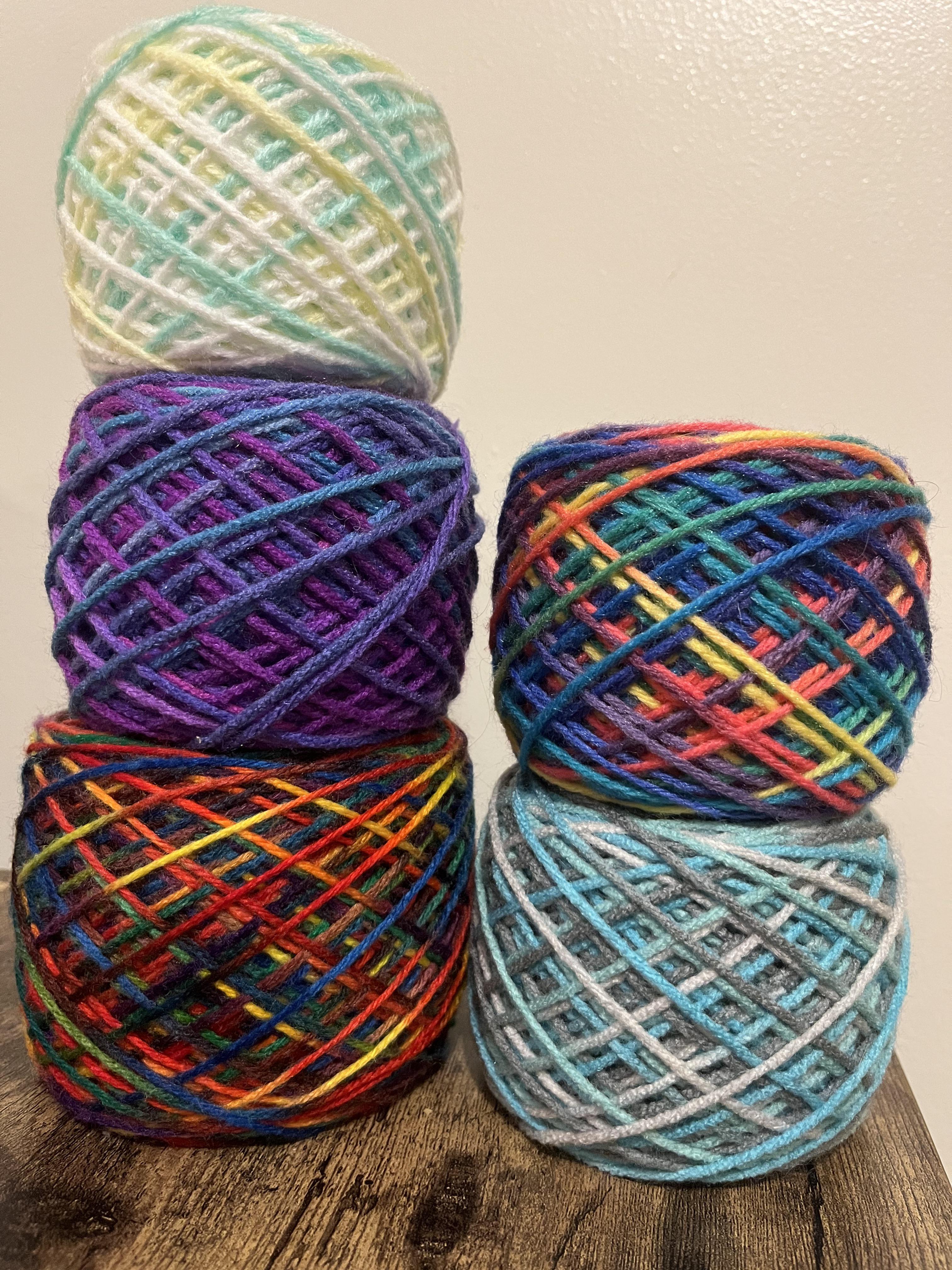 Suggestions for these multicolored yarns? (explanation in comments) r/Amigurumi