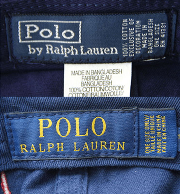 Is there a difference between these two Polo Ralph Lauren logos in