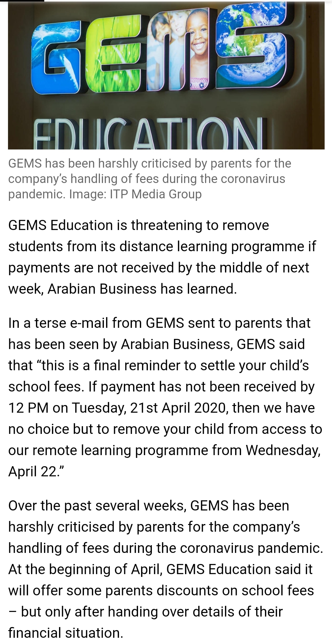 My school is trying to collect tuition fees for next