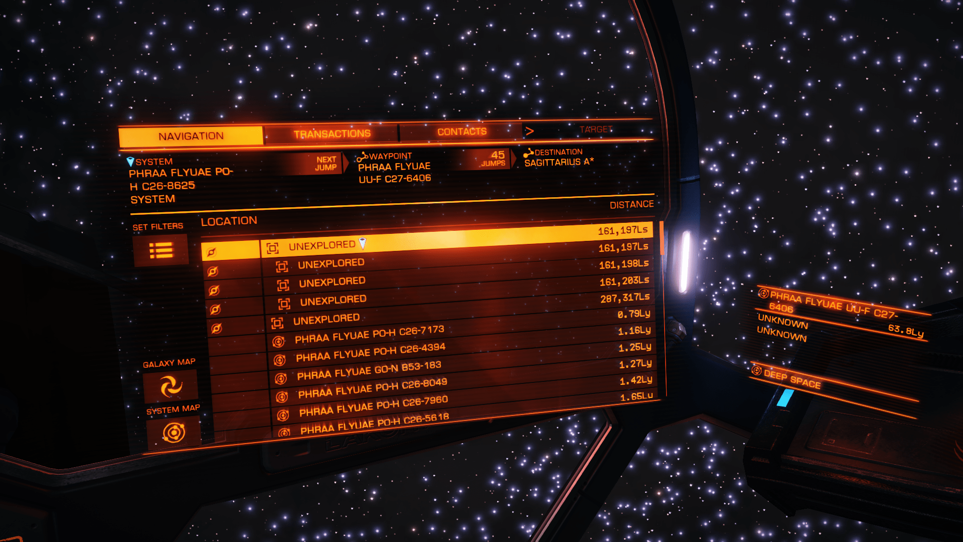 Close one! Noticed the fuel gauge when jumping in eliteexplorers