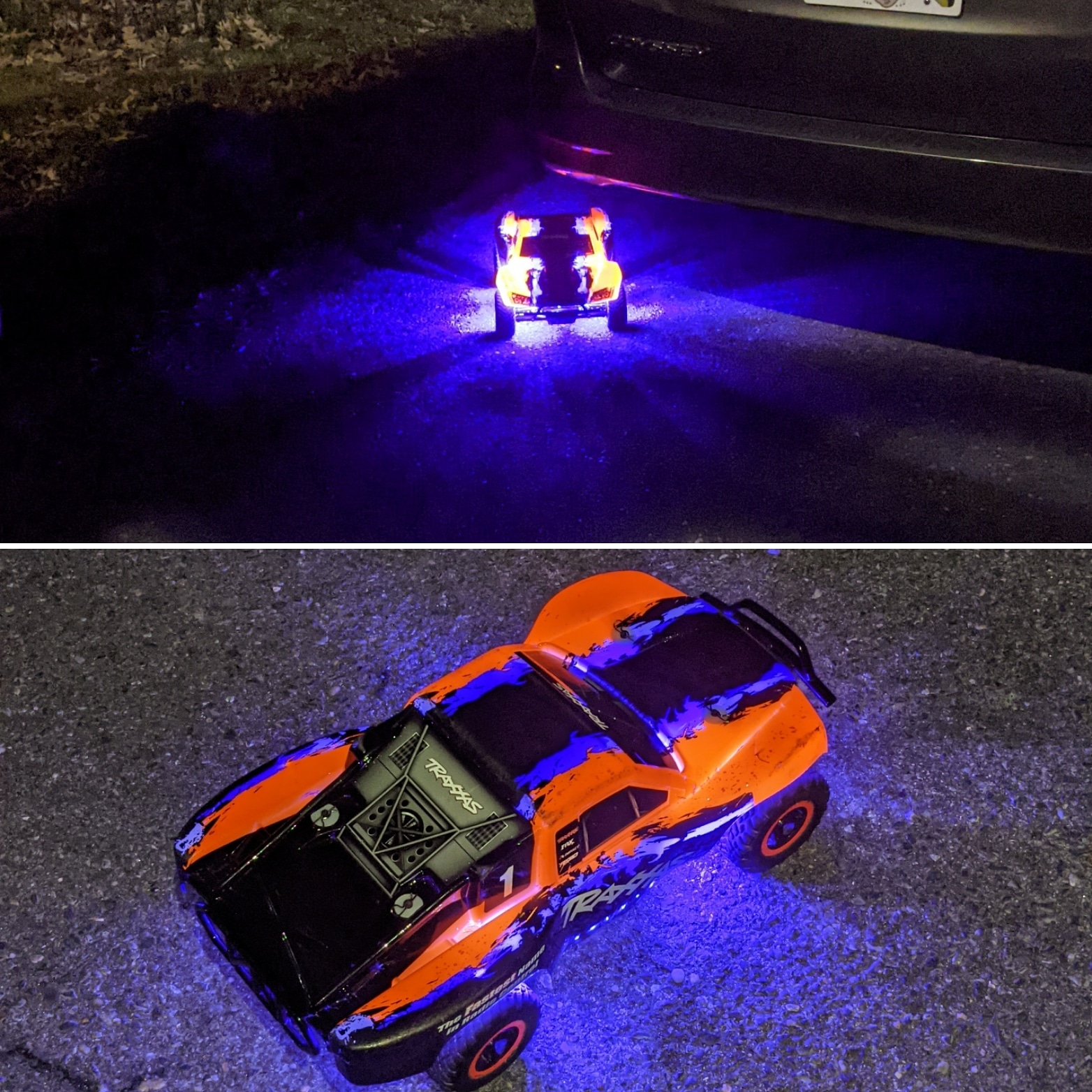 Slash 4x4 VXL ready for some night bashing. : r/Traxxas