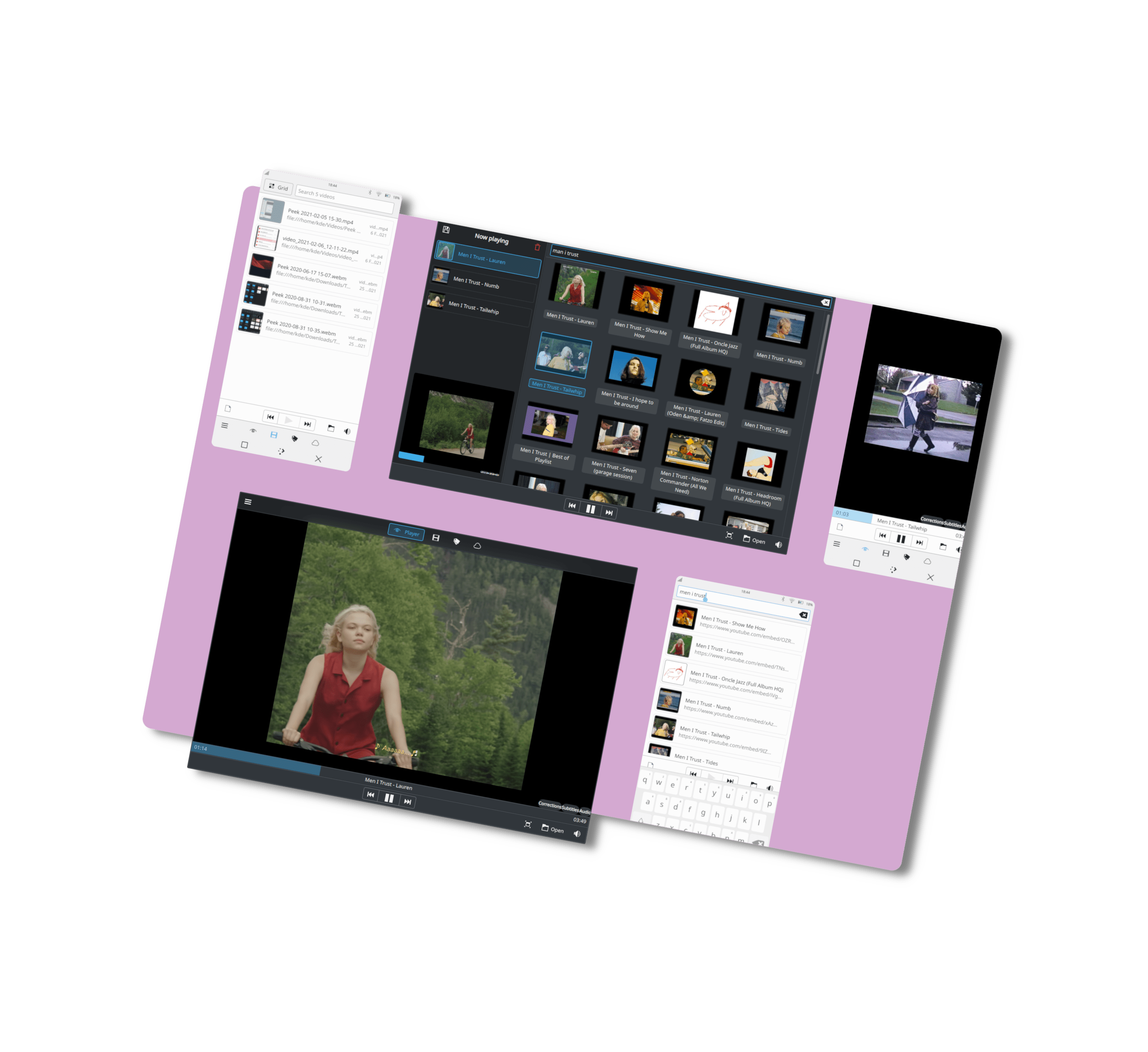 Clip is a convergent video player and collection manager utilizing MPV