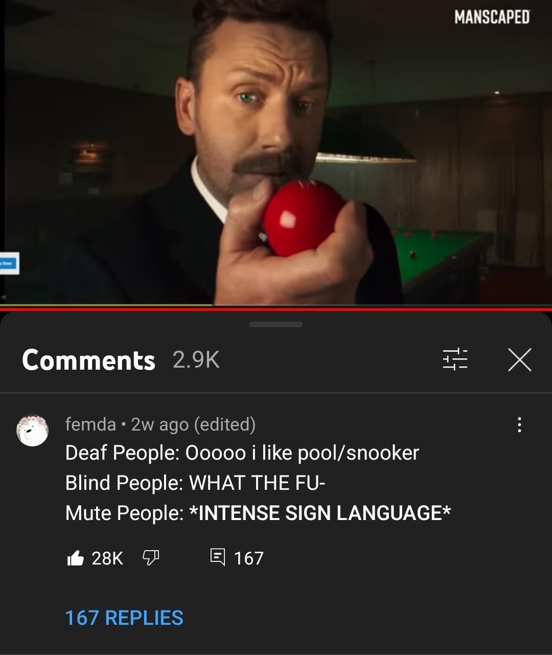 When the manscaped is sus HolUp