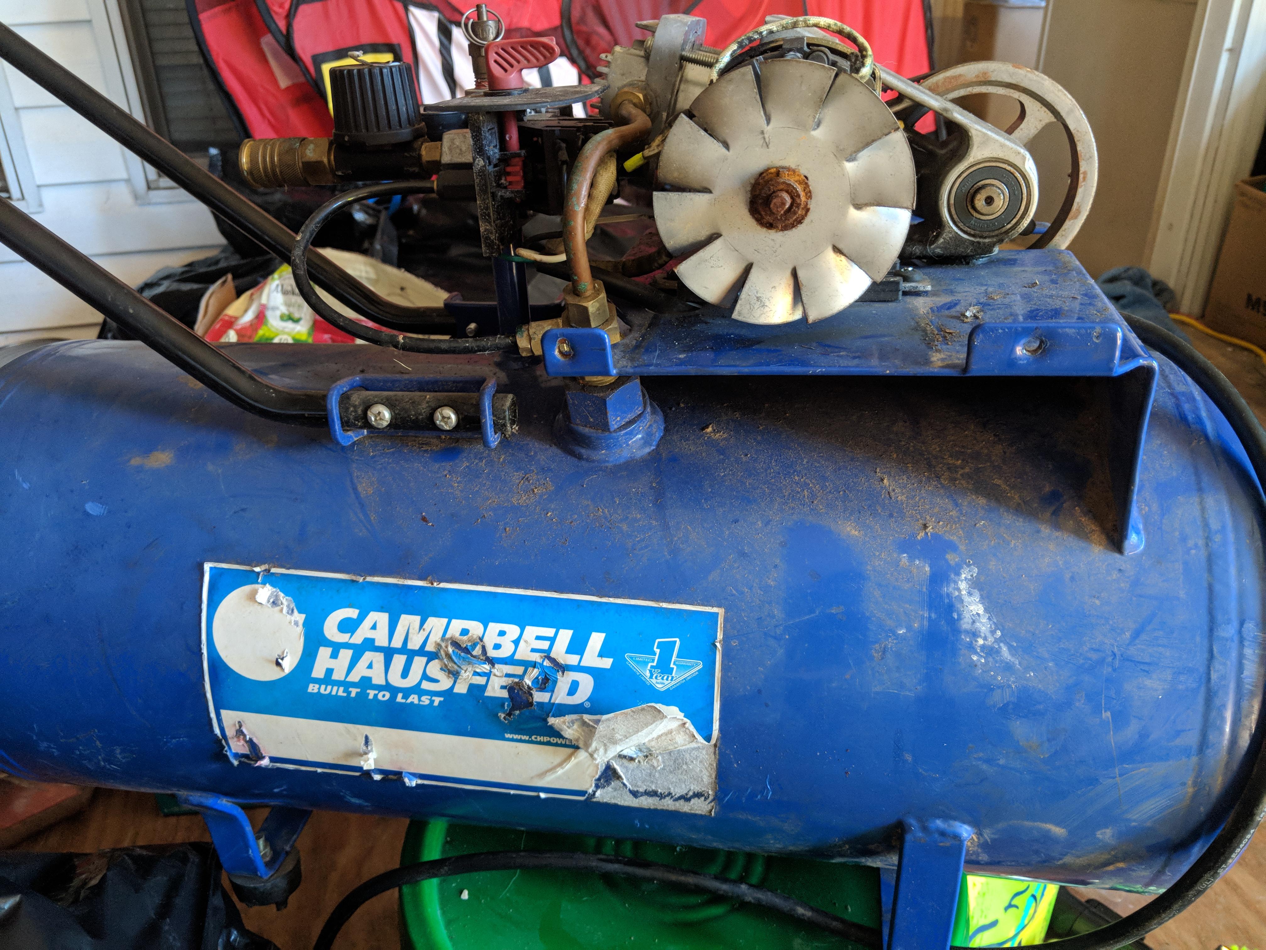 Air compressor tripping breaker. r/smallengines
