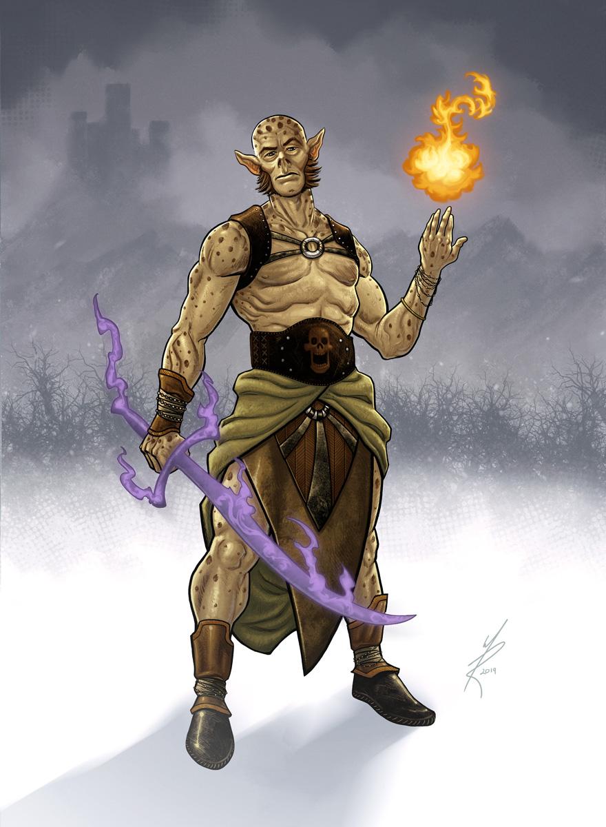 [Art] Lamphear, Gith Wizard DnD