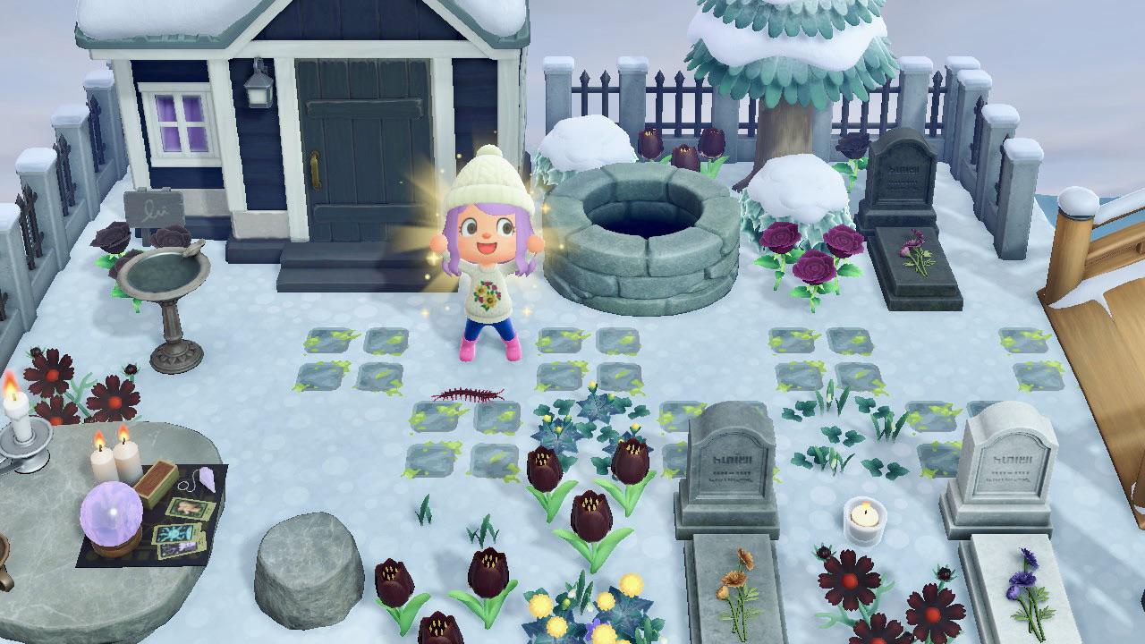 Mini graveyard at Lucky’s house r/AnimalCrossing