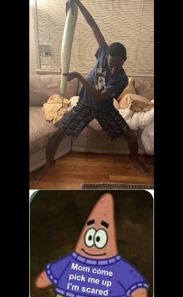 Hes got a squash and not afraid to use it r/memes