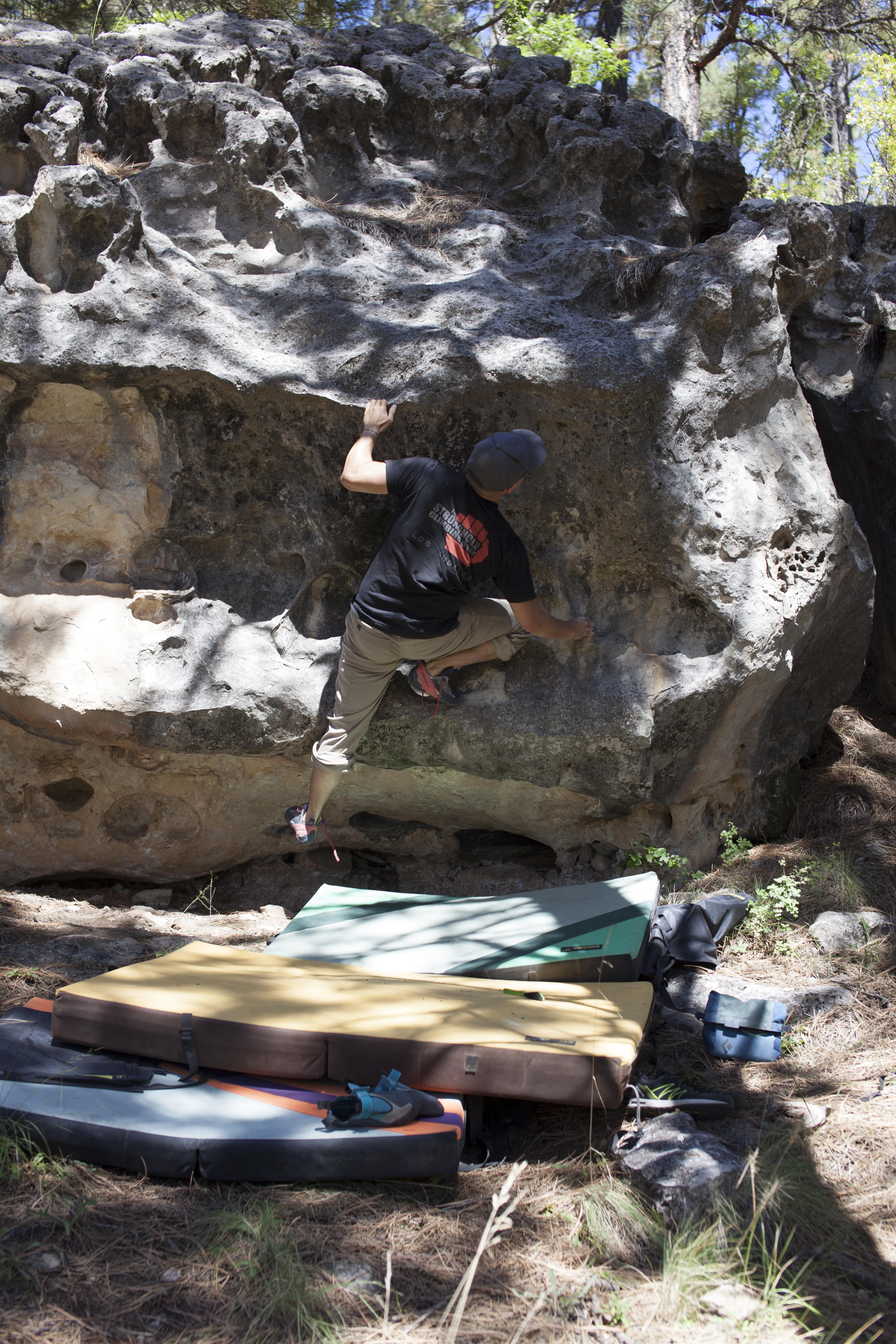 Priest Draw regulars, any climbs on this boulder bouldering