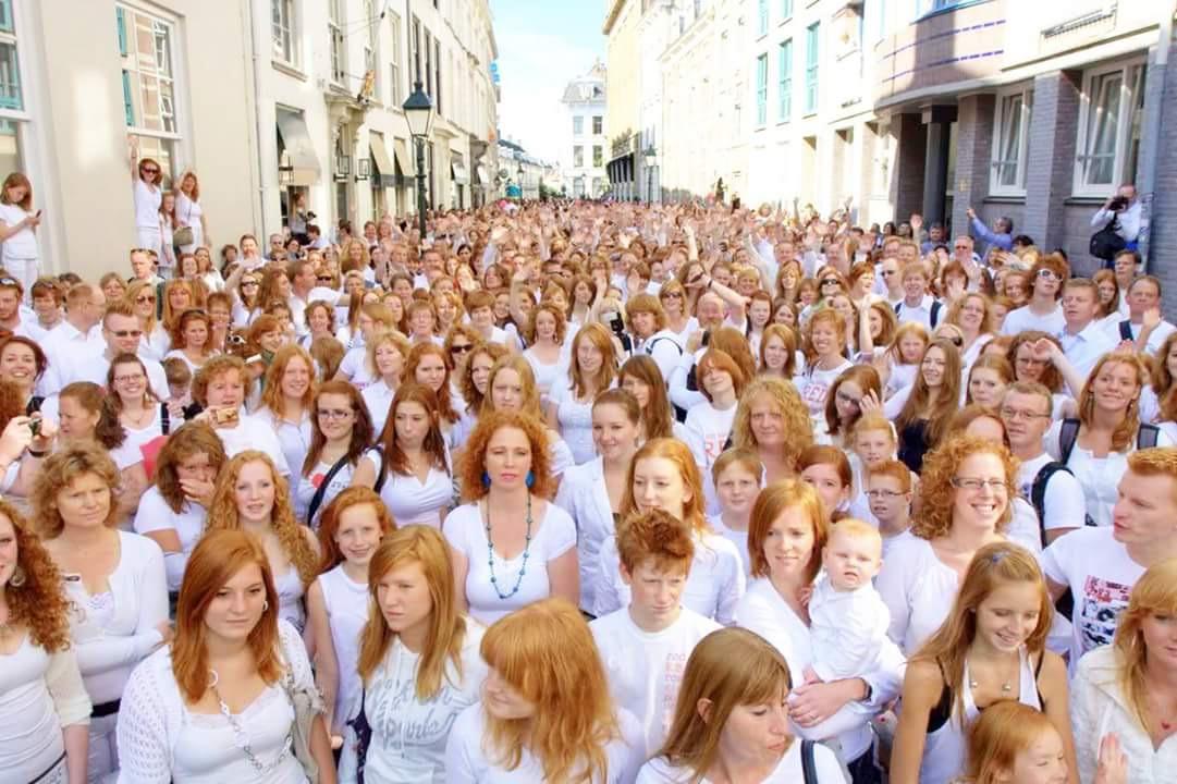 The annual redhead day held in Breda, Netherlands r/pics